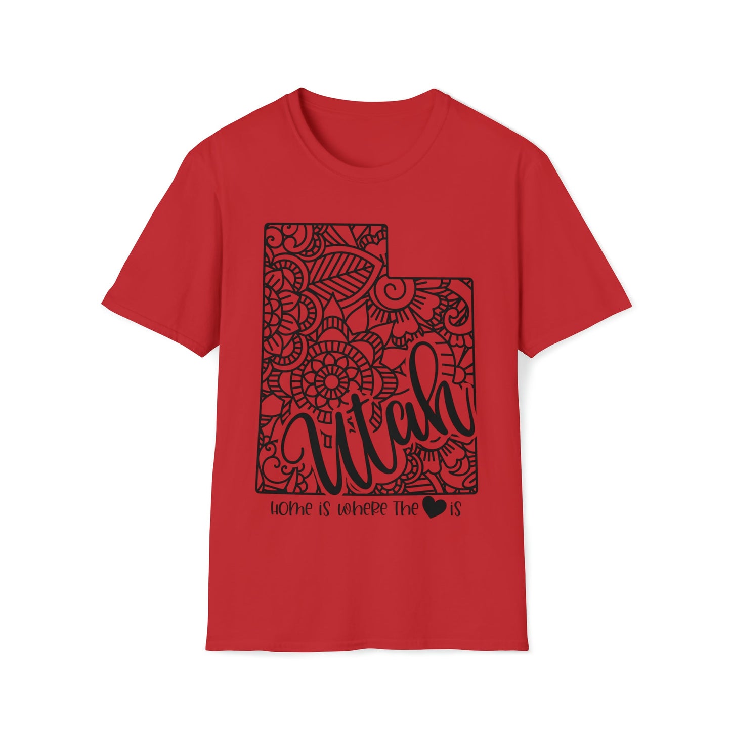 Home is Where the Heart is Utah T-Shirt - HMDesignStudioUS
