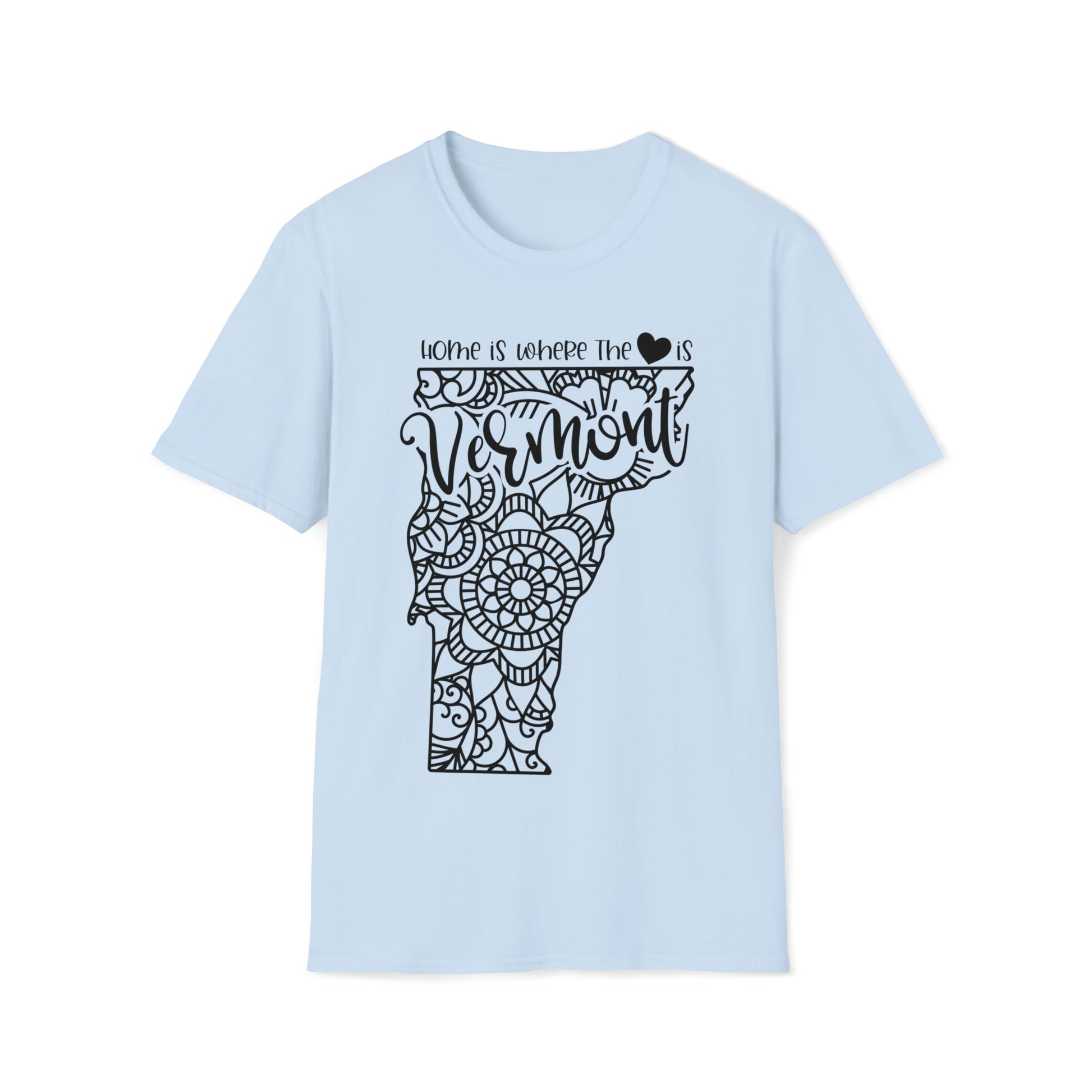 Home is Where the Heart is Vermont T-Shirt - HMDesignStudioUS