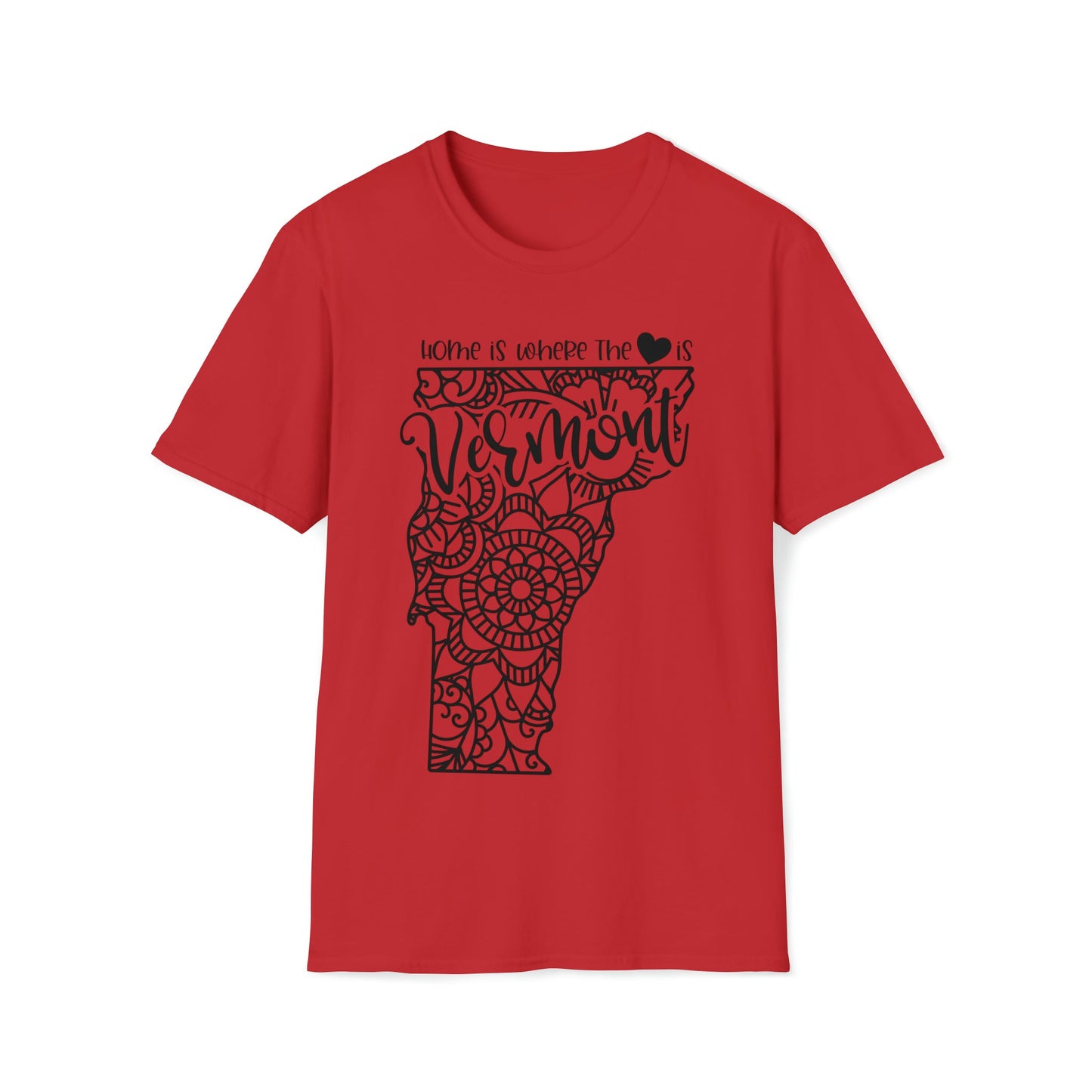 Home is Where the Heart is Vermont T-Shirt - HMDesignStudioUS