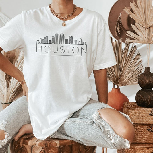 Houston Skyline Shirt - HMDesignStudioUS