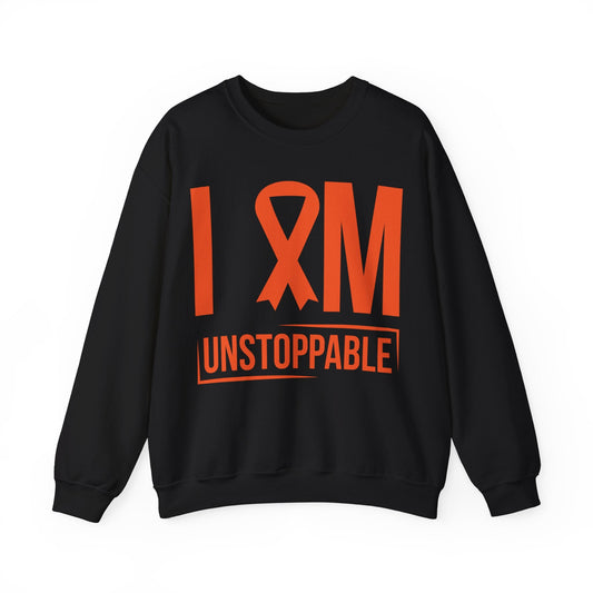 I am unstoppable, Multiple Sclerosis Awareness Sweatshirt - HMDesignStudioUS