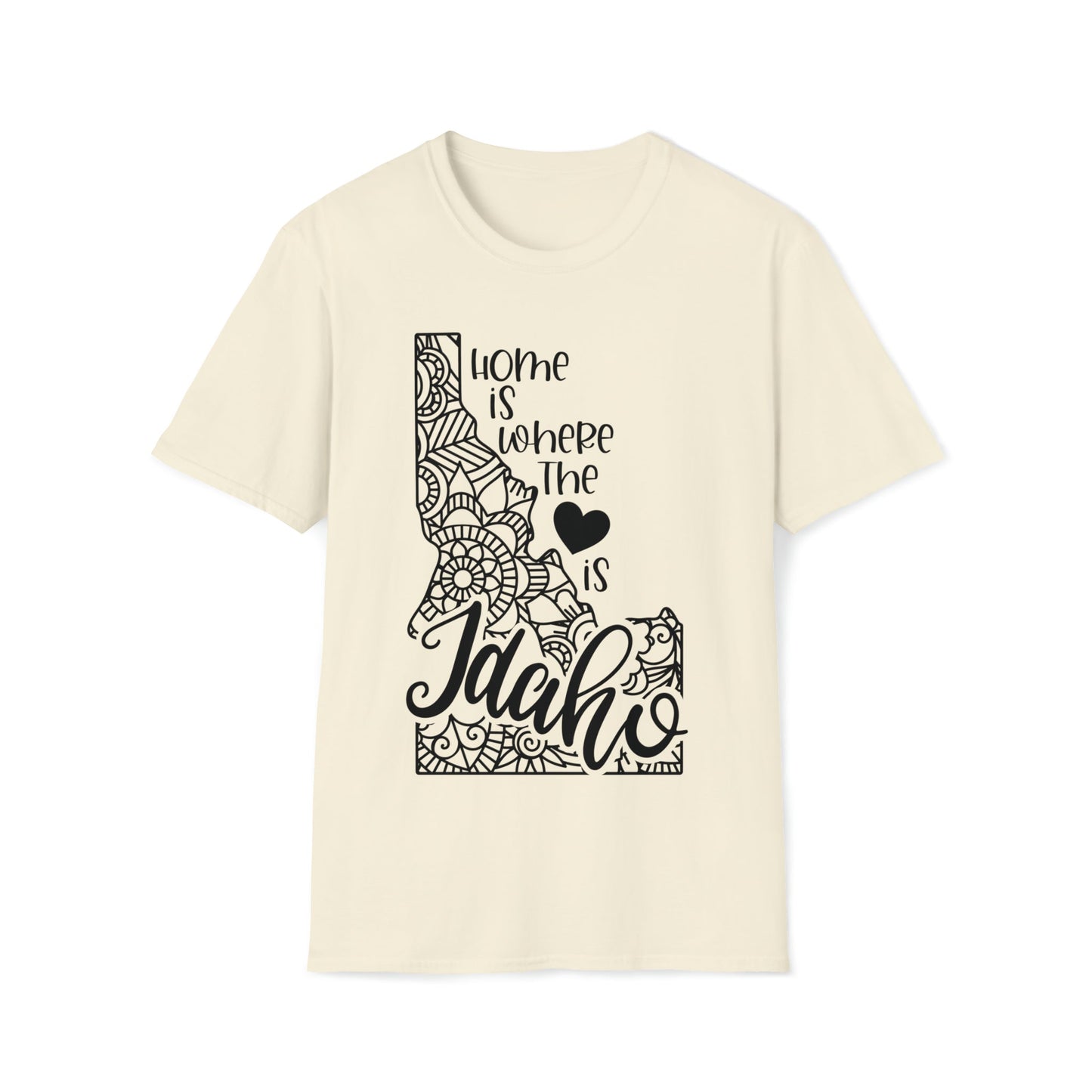 Idaho is Where the Heart is T-Shirt - HMDesignStudioUS