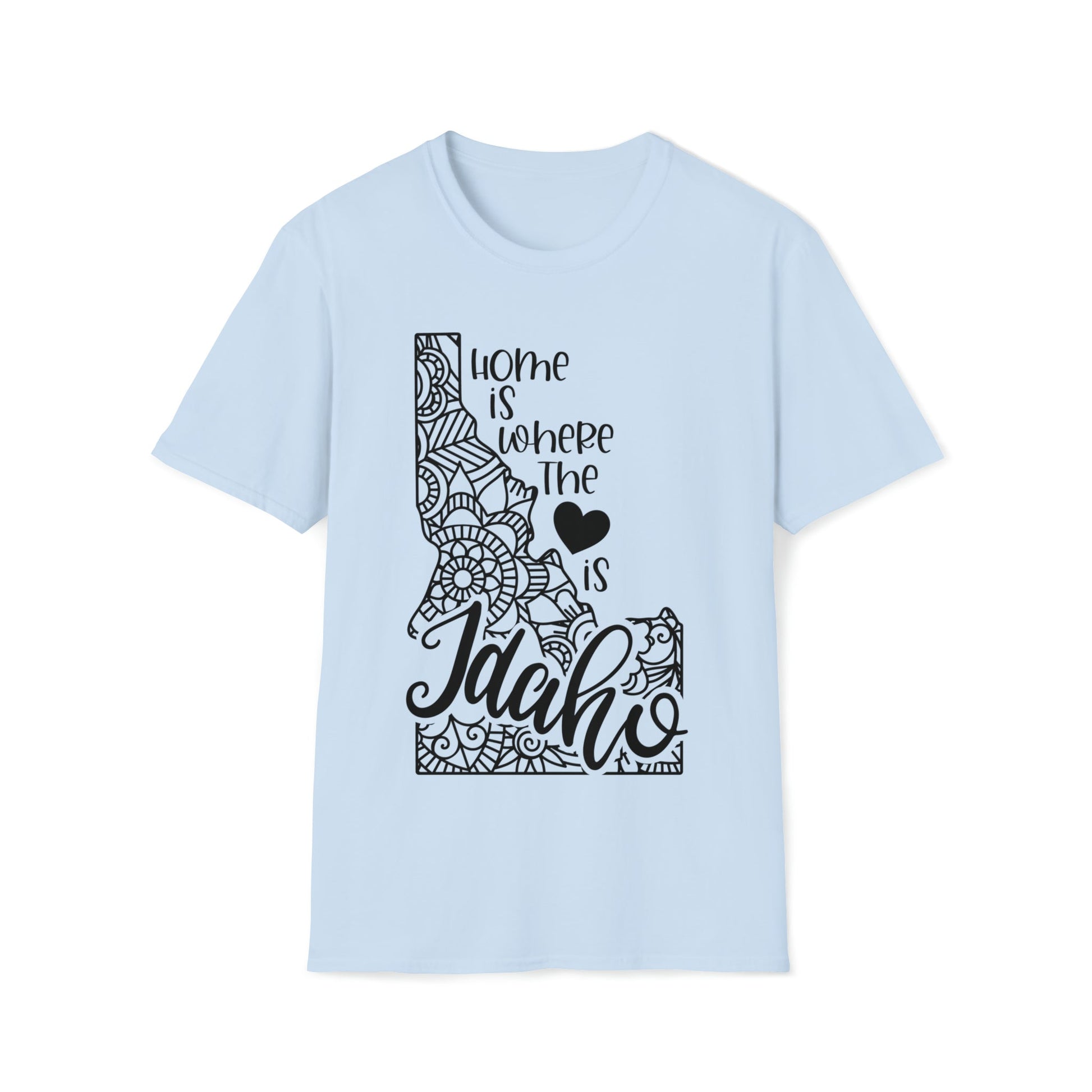 Idaho is Where the Heart is T-Shirt - HMDesignStudioUS
