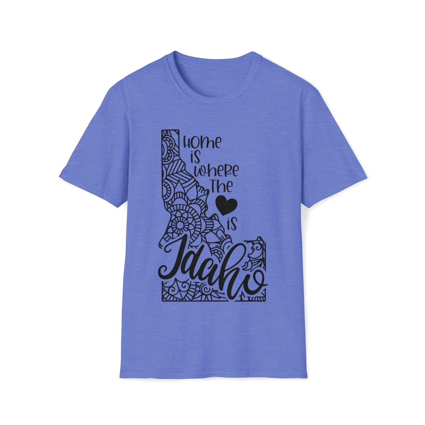 Idaho is Where the Heart is T-Shirt - HMDesignStudioUS