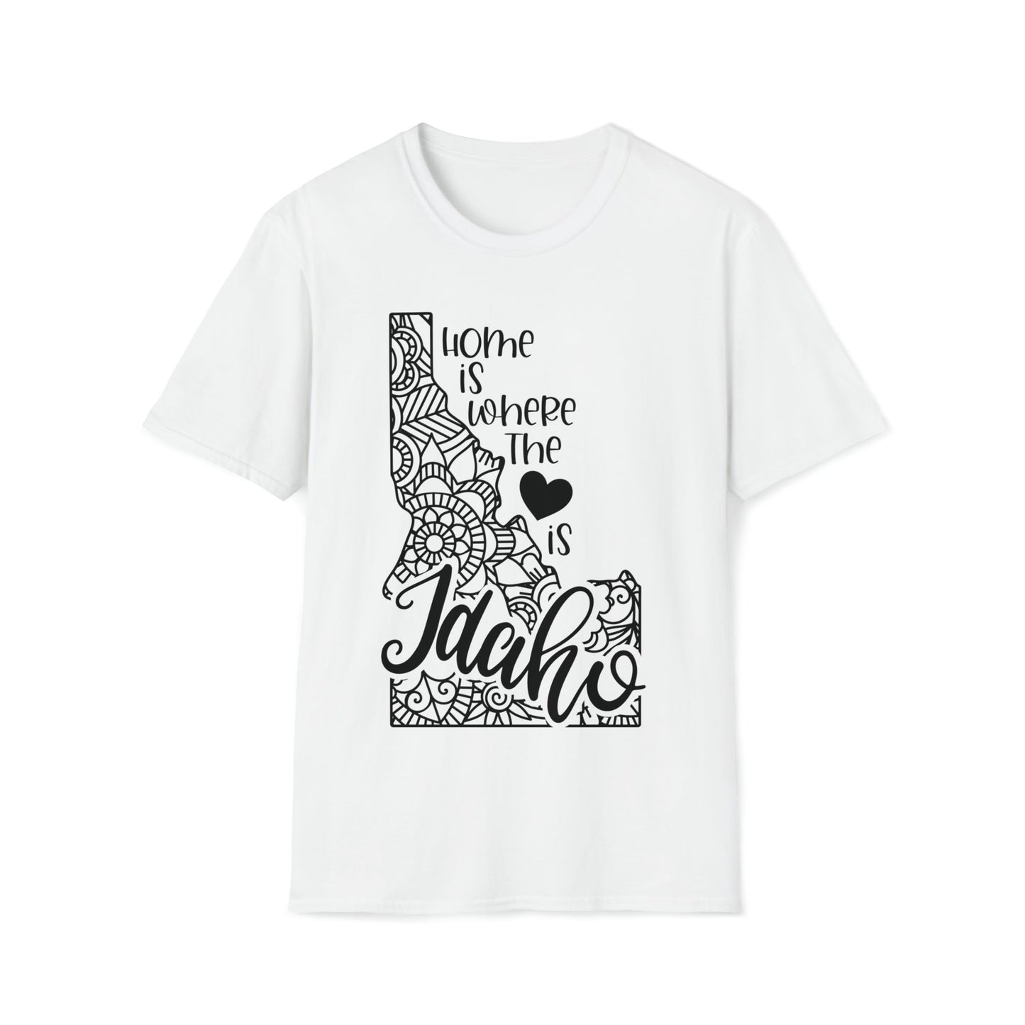 Idaho is Where the Heart is T-Shirt - HMDesignStudioUS