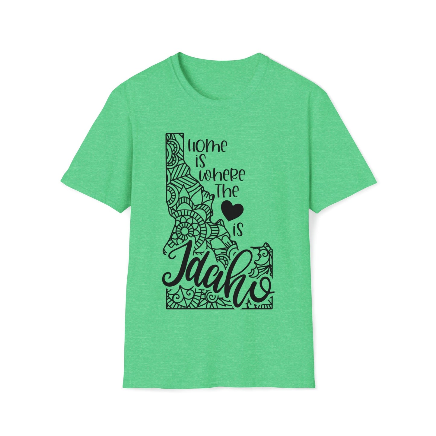 Idaho is Where the Heart is T-Shirt - HMDesignStudioUS
