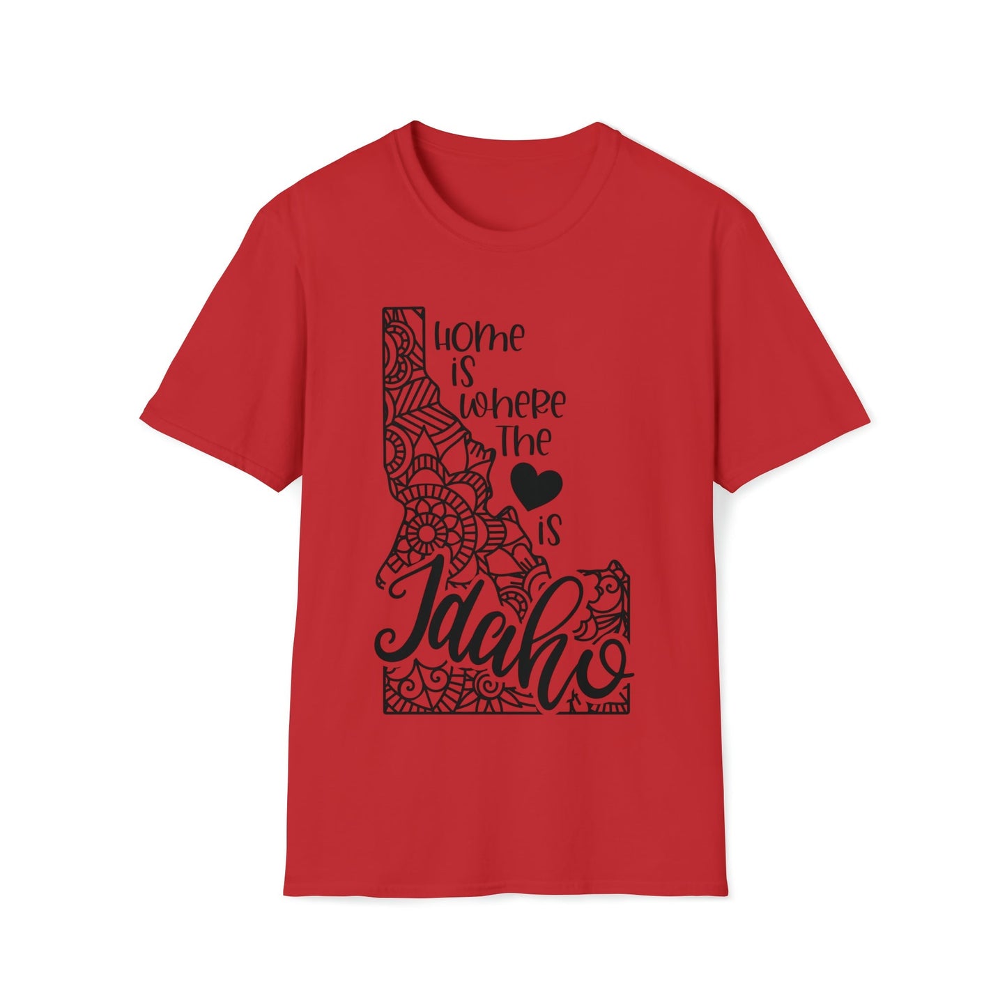 Idaho is Where the Heart is T-Shirt - HMDesignStudioUS