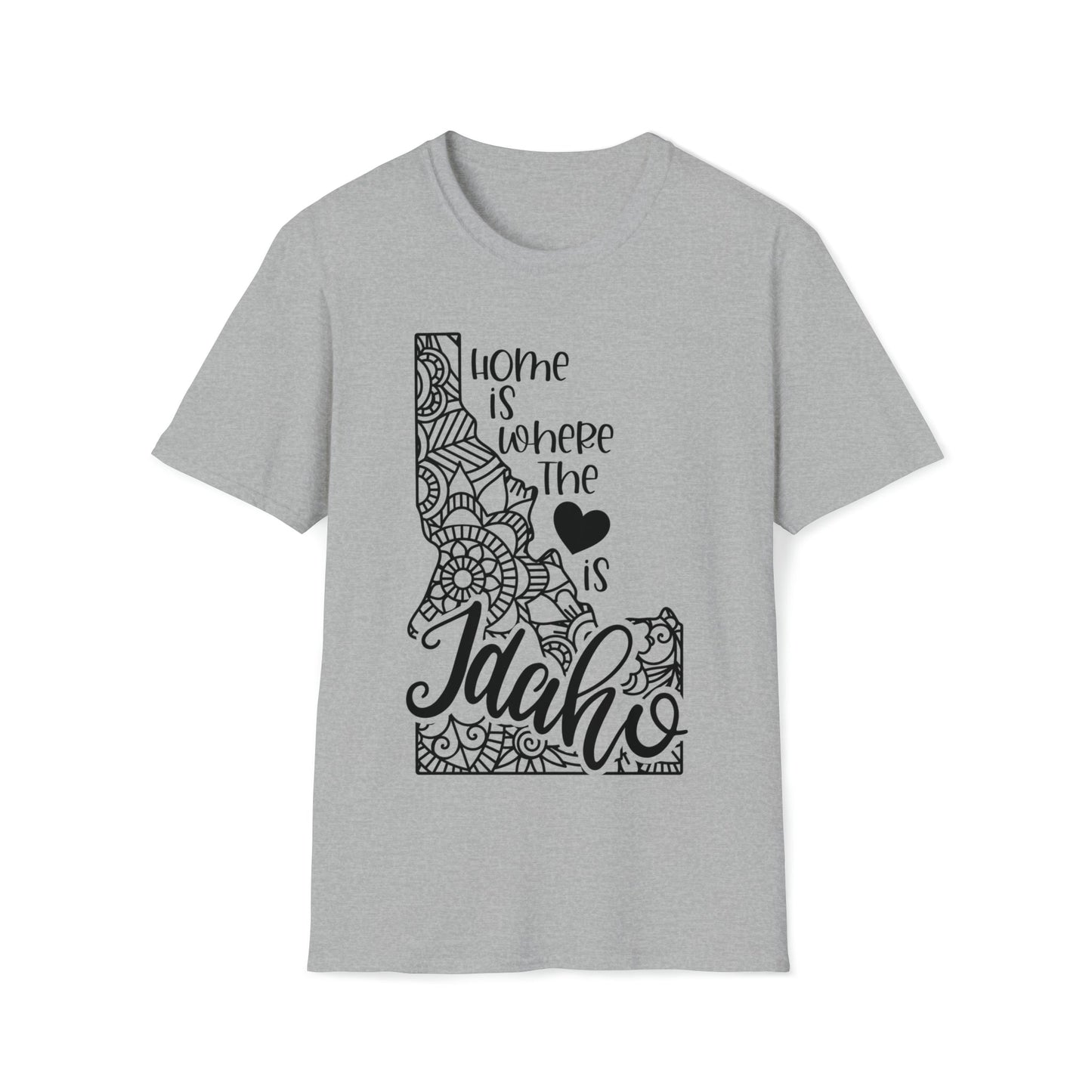 Idaho is Where the Heart is T-Shirt - HMDesignStudioUS