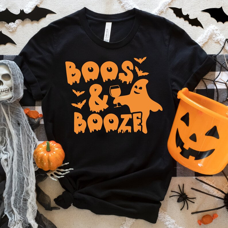 Boos & Booze Halloween Shirt