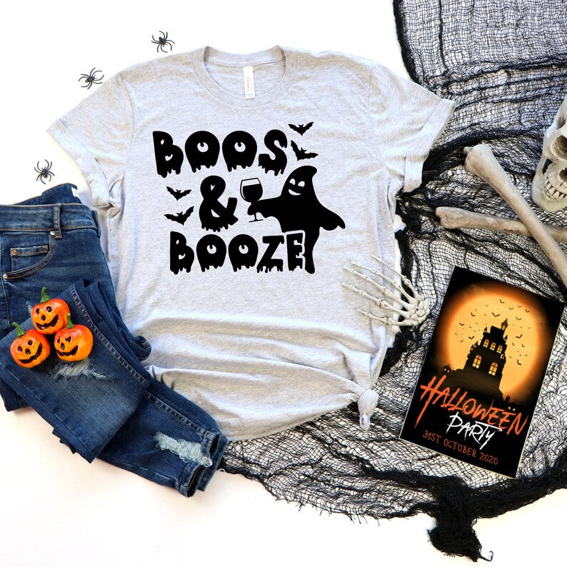 Boos & Booze Halloween Shirt