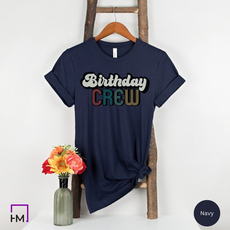 Vintage 1989 Shirt, Birthday Crew Party Shirts