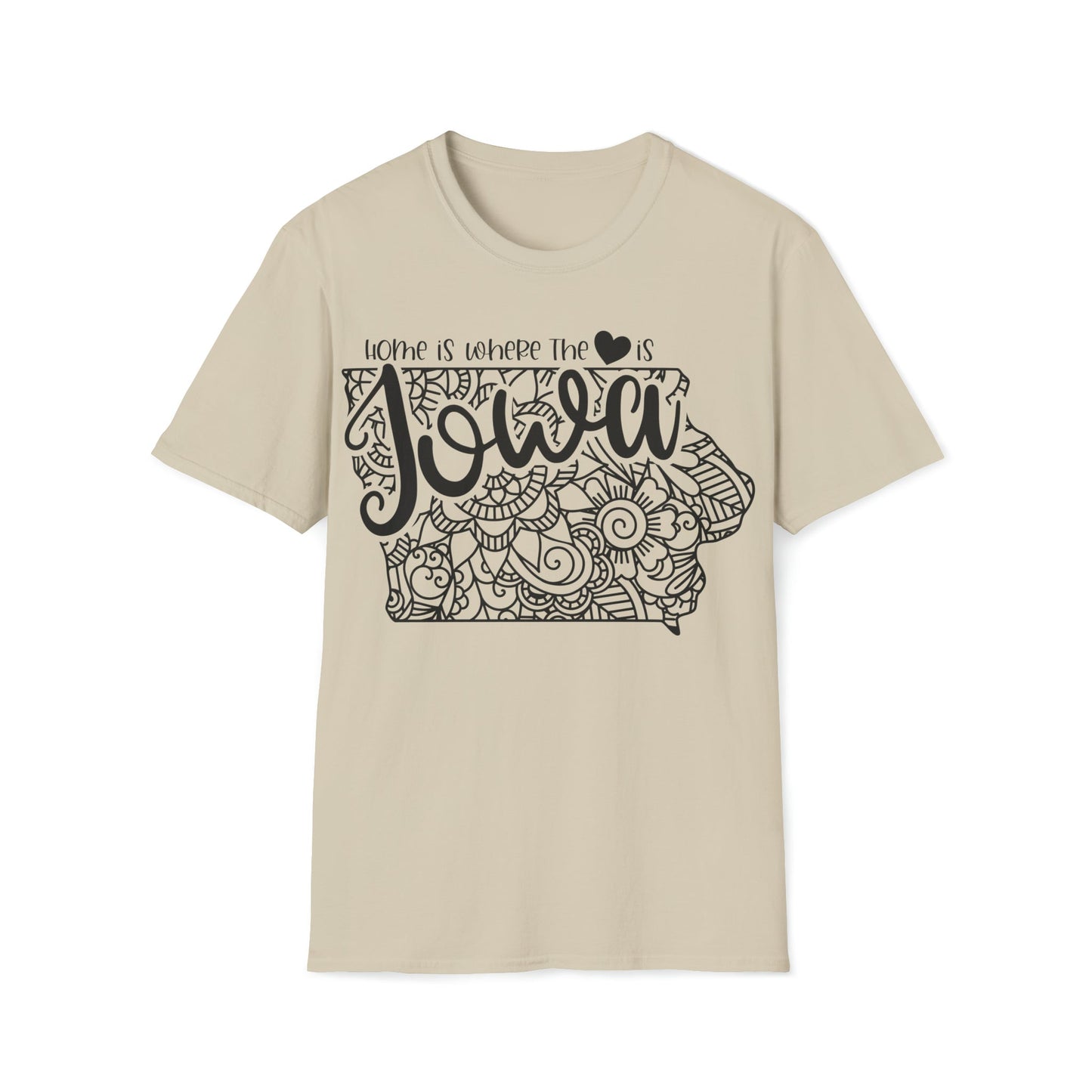 Iowa is Where the Heart is T-Shirt - HMDesignStudioUS