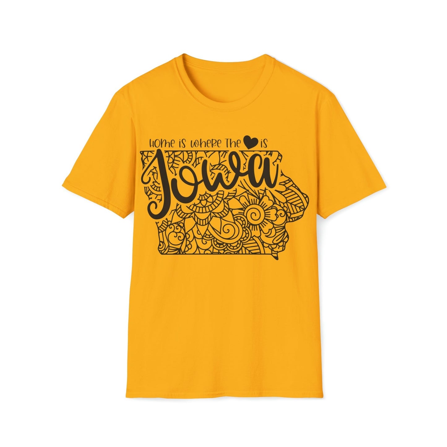 Iowa is Where the Heart is T-Shirt - HMDesignStudioUS