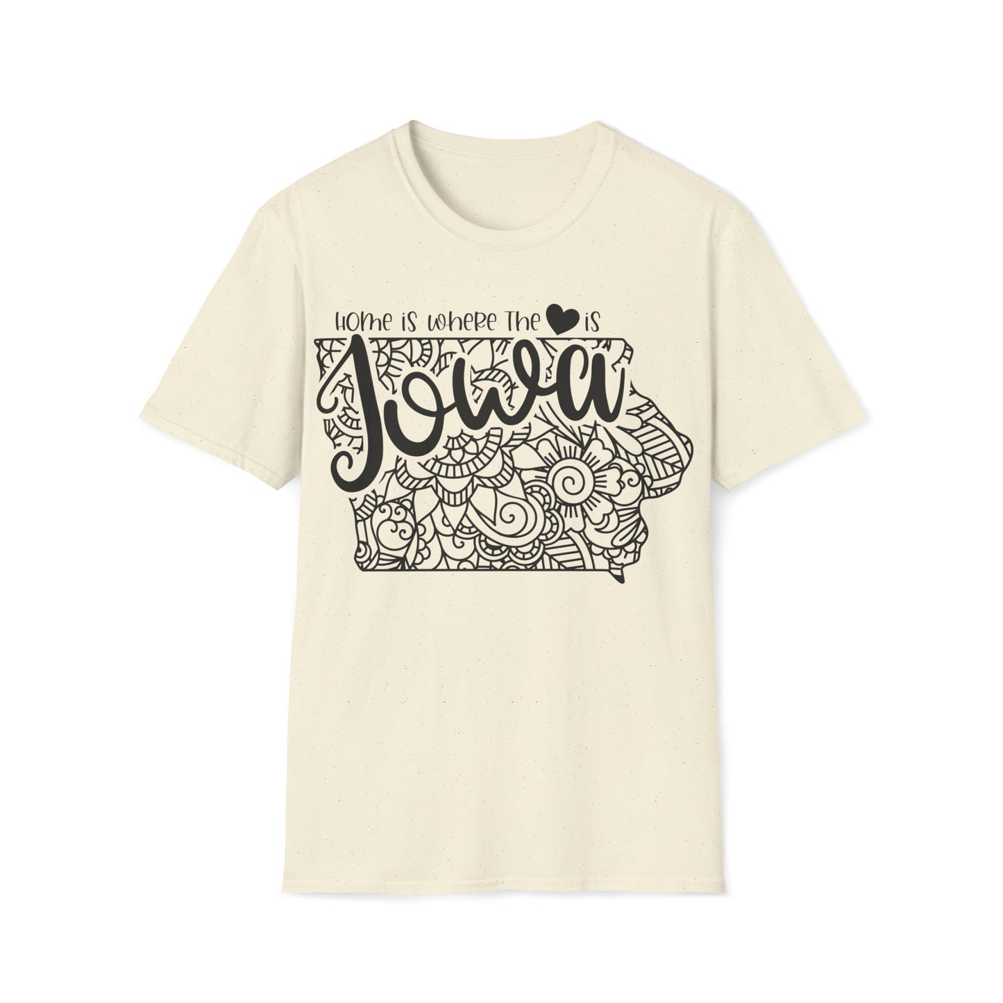 Iowa is Where the Heart is T-Shirt - HMDesignStudioUS