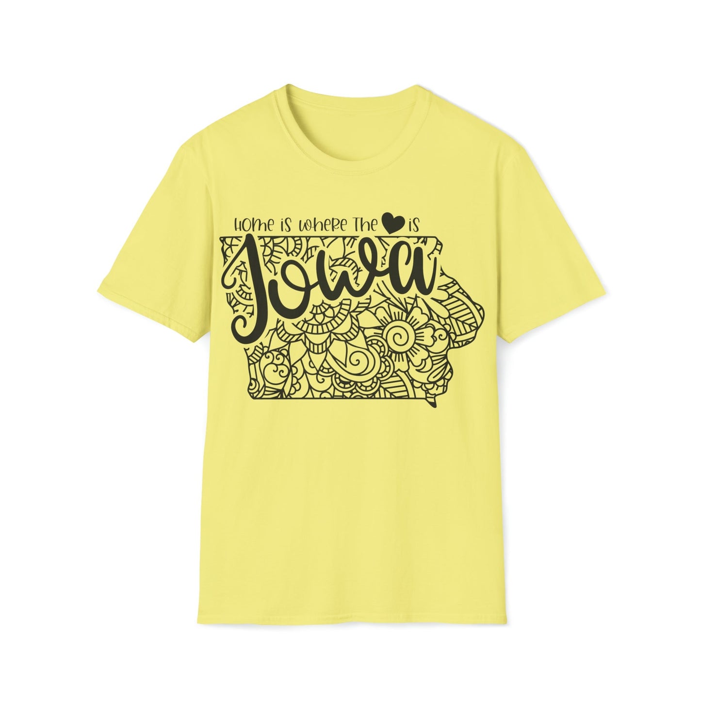 Iowa is Where the Heart is T-Shirt - HMDesignStudioUS