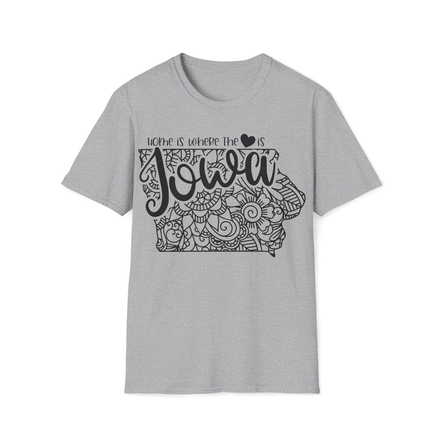 Iowa is Where the Heart is T-Shirt - HMDesignStudioUS
