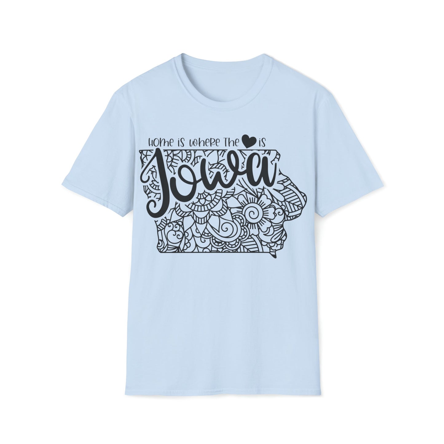 Iowa is Where the Heart is T-Shirt - HMDesignStudioUS