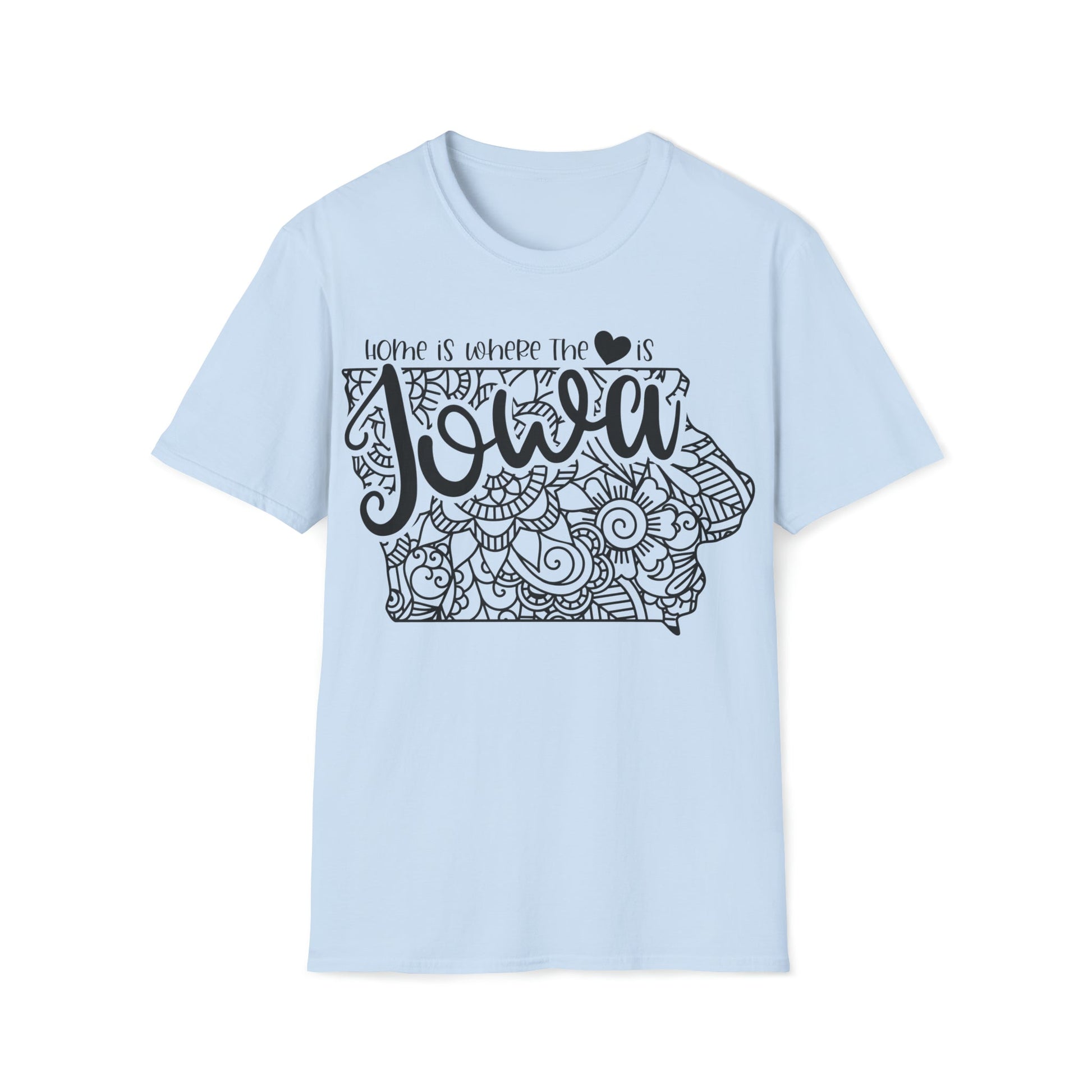 Iowa is Where the Heart is T-Shirt - HMDesignStudioUS