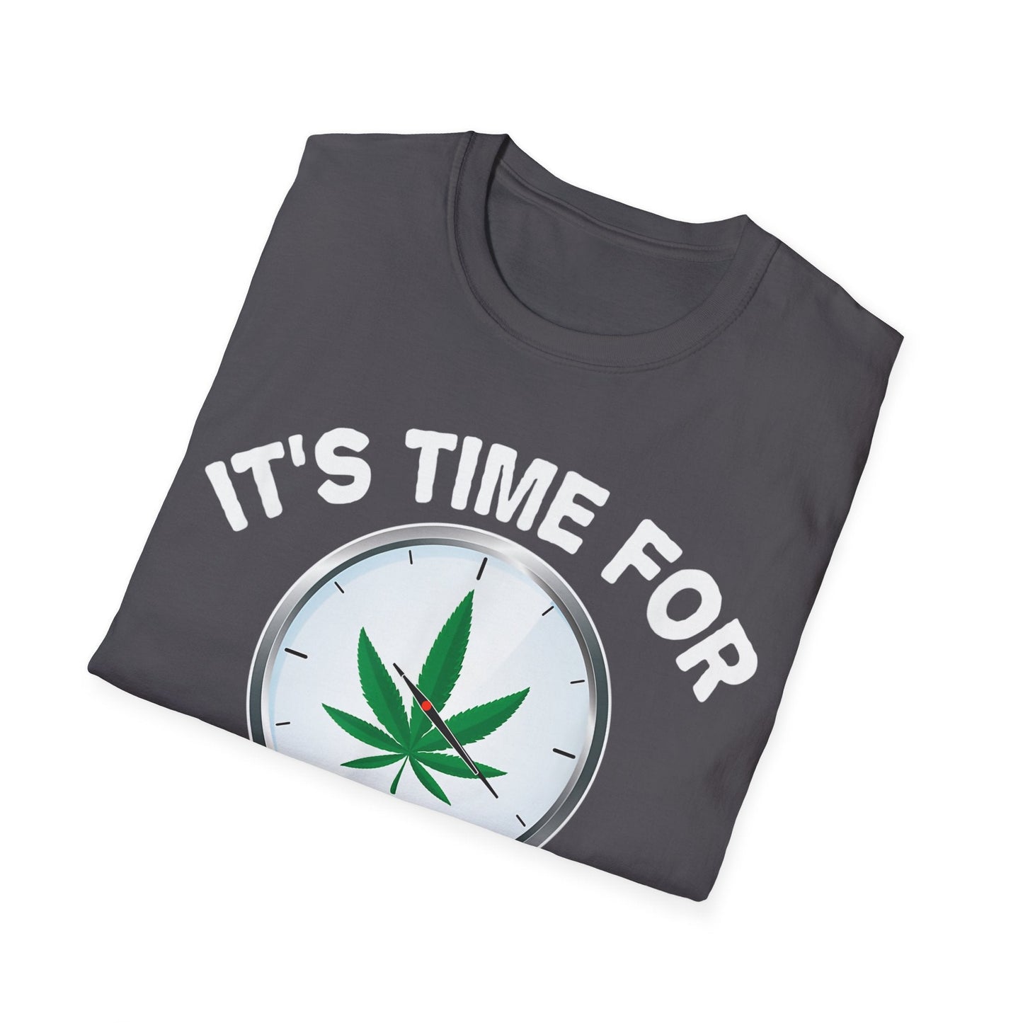 It’s Time for Medicine T-Shirt – Funny Medical Marijuana Graphic Tee | Unisex 420 Apparel for Cannabis Lovers & Stoners - HMDesignStudioUS