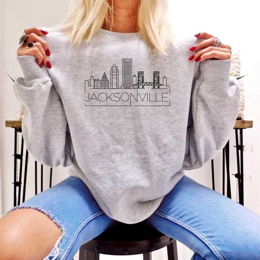 Jacksonville Skyline Shirt - HMDesignStudioUS