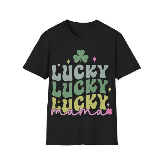 Lucky Mama St. Patty's Day Retro T-Shirt - HMDesignStudioUS
