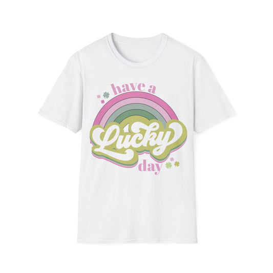 Lucky Rainbow Patty's Day Retro T-Shirt - HMDesignStudioUS