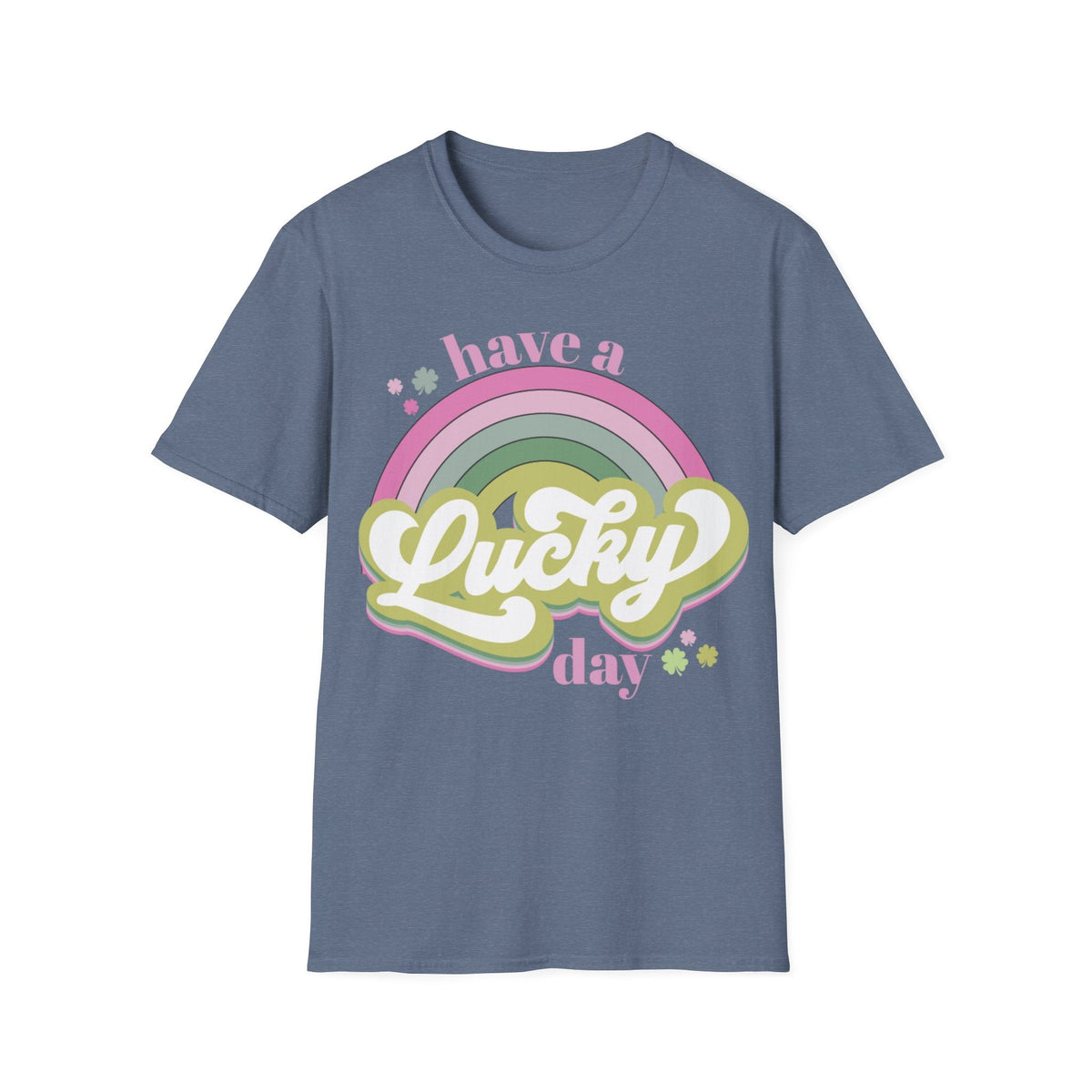 Lucky Rainbow Patty's Day Retro T-Shirt - HMDesignStudioUS