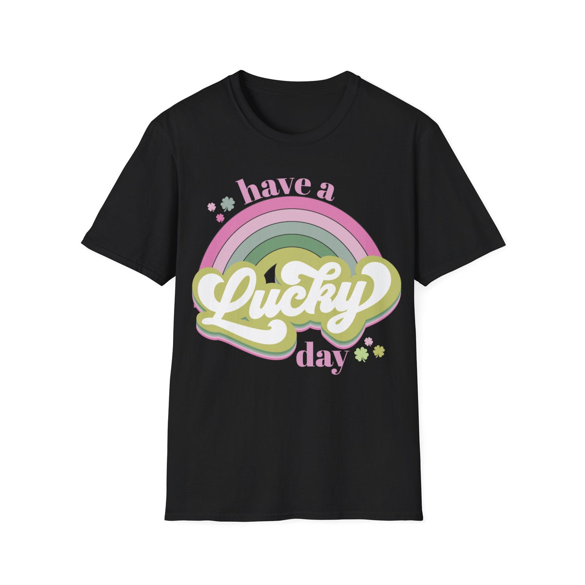 Lucky Rainbow Patty's Day Retro T-Shirt - HMDesignStudioUS