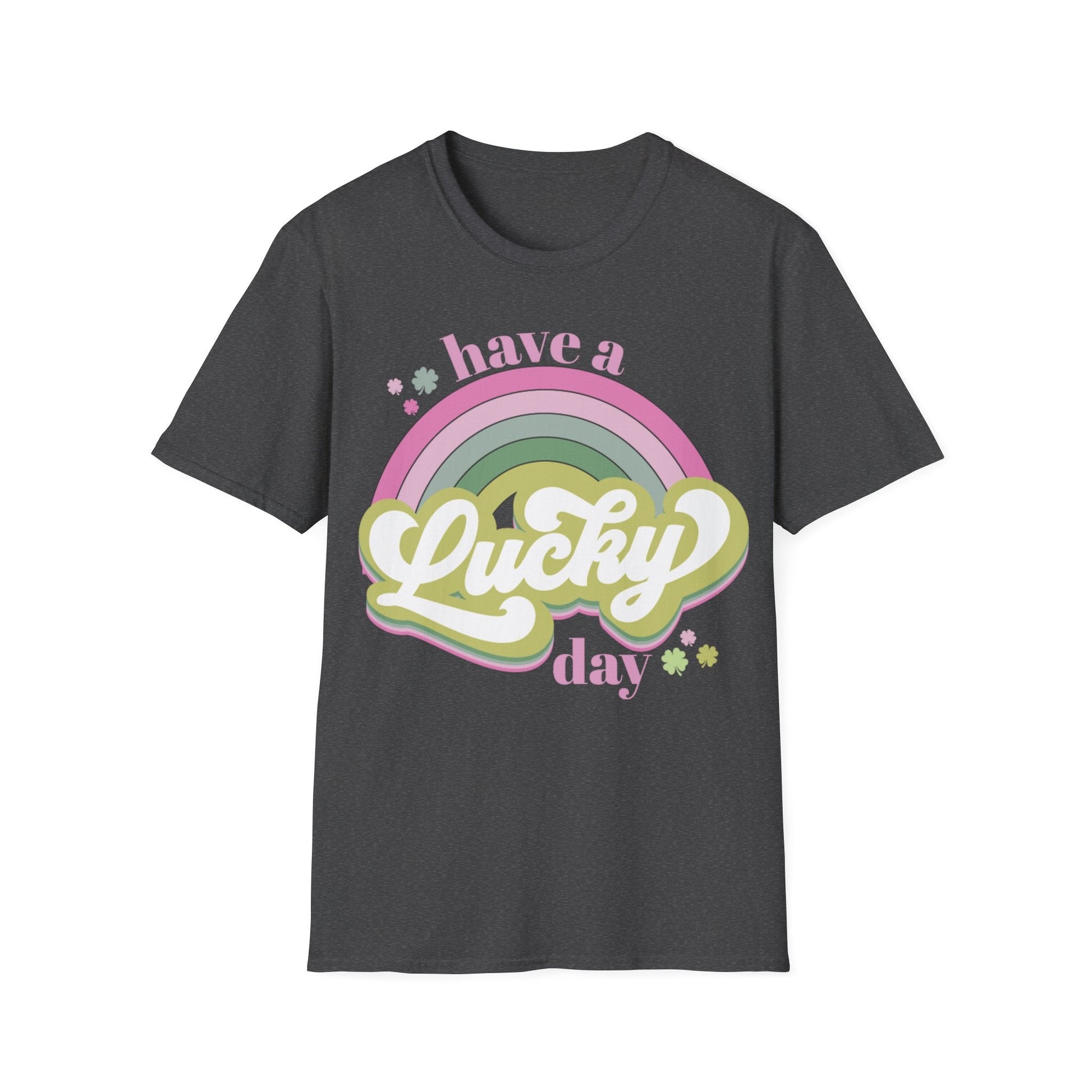 Lucky Rainbow Patty's Day Retro T-Shirt - HMDesignStudioUS