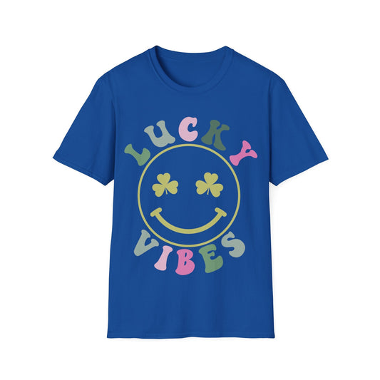Lucky Vibes St. Patty's Day Retro T-Shirt - HMDesignStudioUS