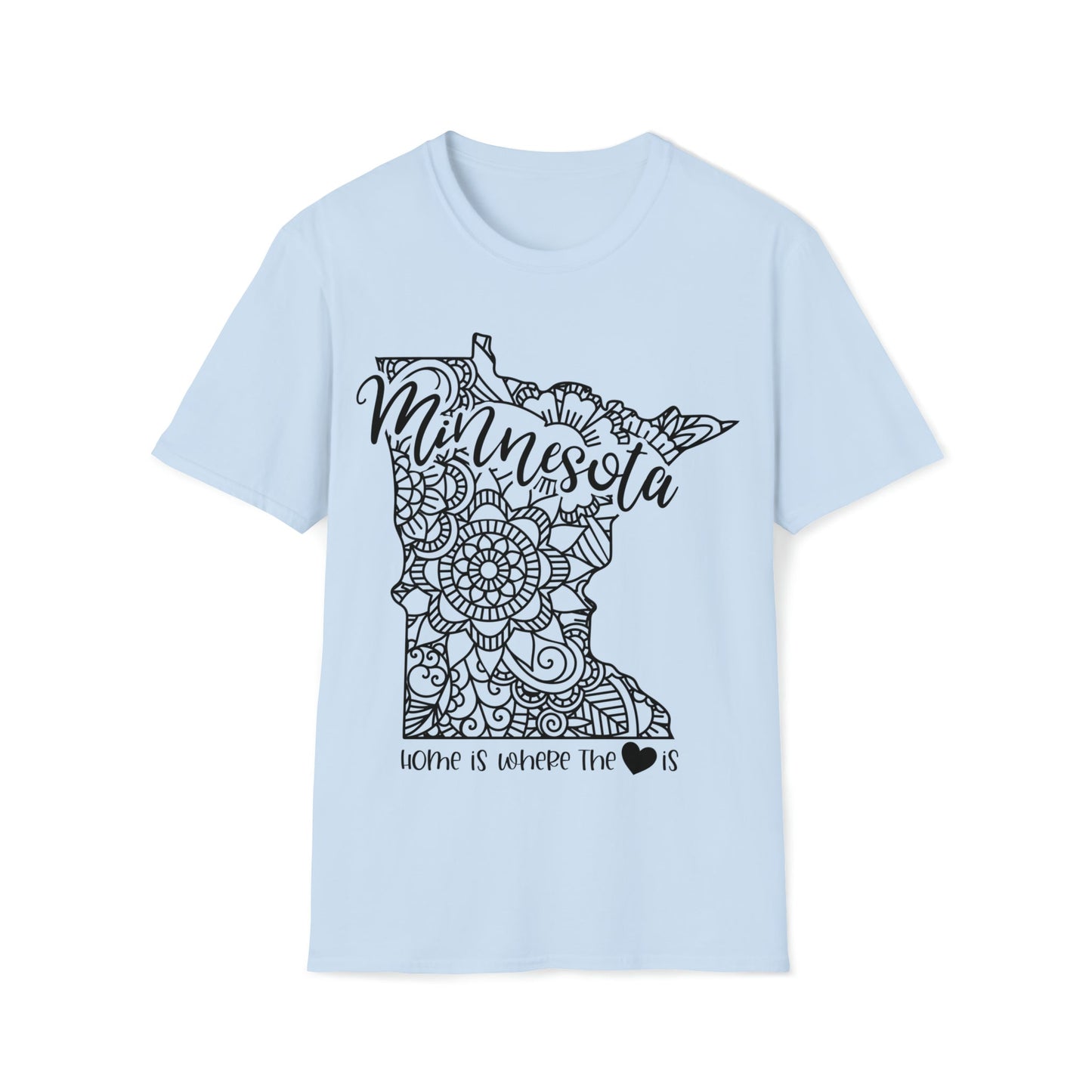 Minnesota is Where the Heart is T-Shirt - HMDesignStudioUS