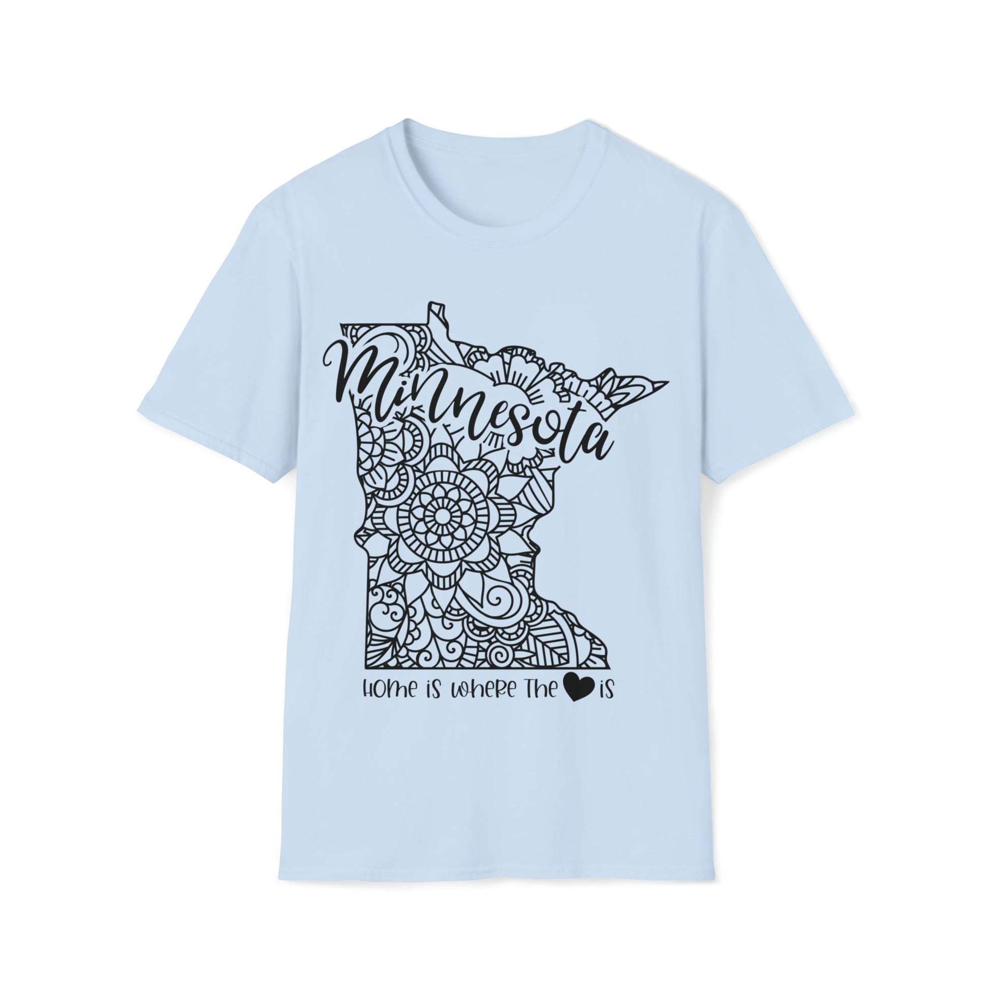 Minnesota is Where the Heart is T-Shirt - HMDesignStudioUS
