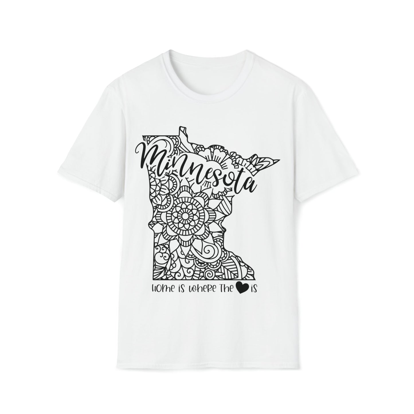 Minnesota is Where the Heart is T-Shirt - HMDesignStudioUS