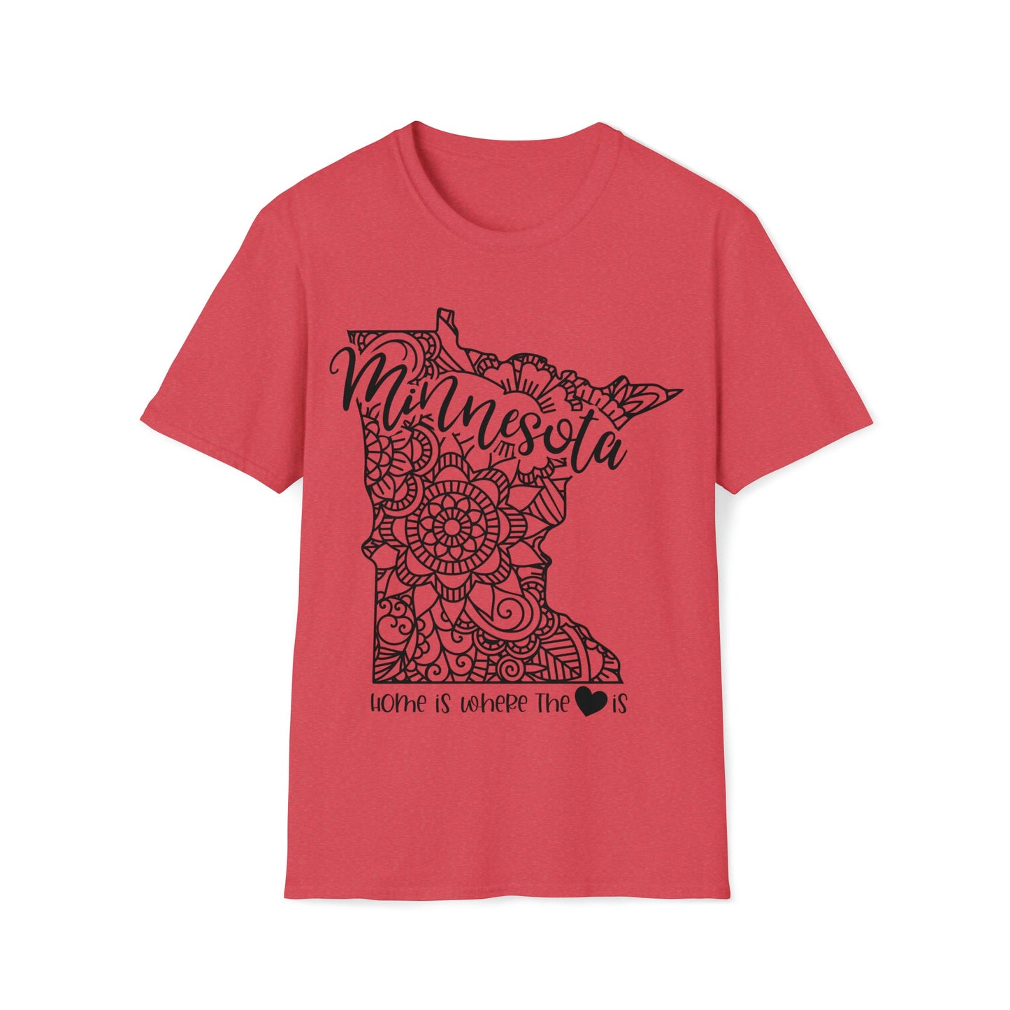 Minnesota is Where the Heart is T-Shirt - HMDesignStudioUS