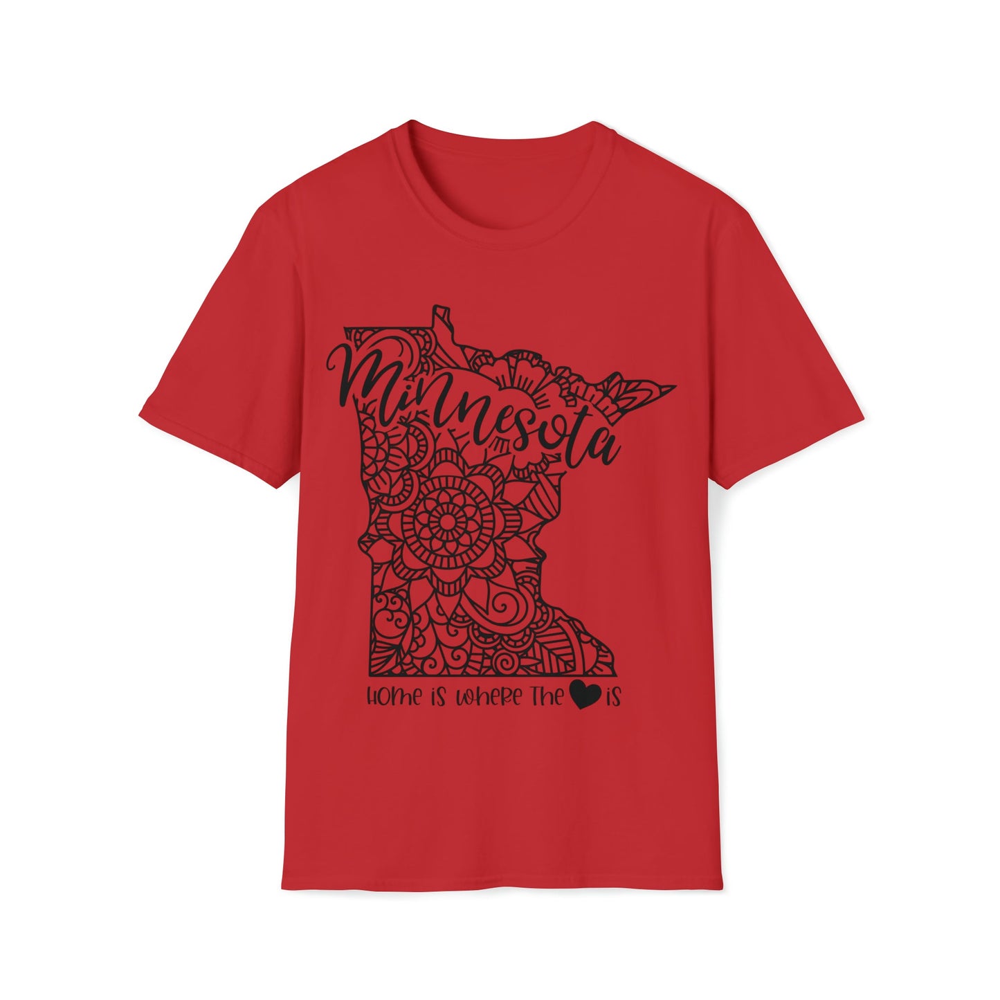Minnesota is Where the Heart is T-Shirt - HMDesignStudioUS