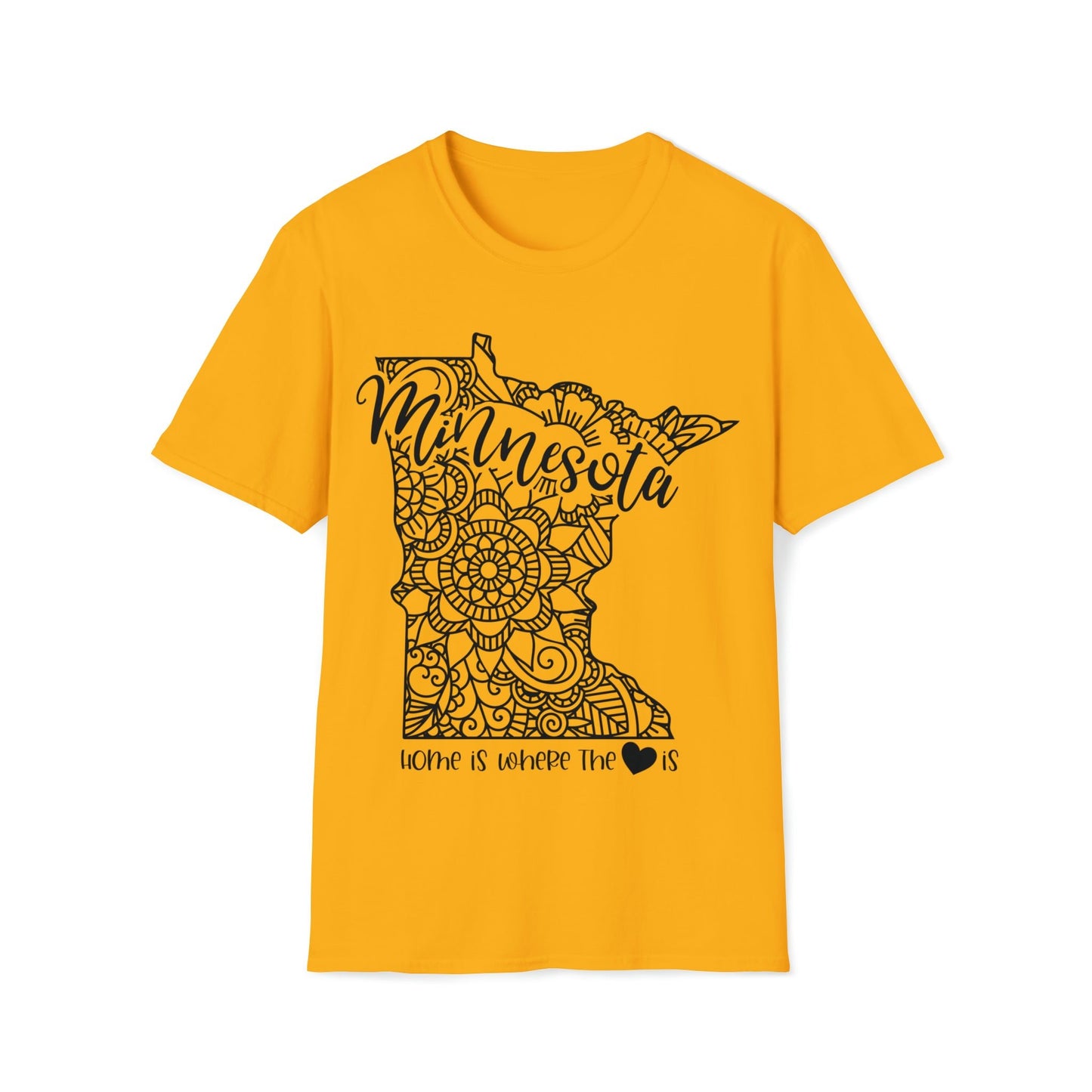 Minnesota is Where the Heart is T-Shirt - HMDesignStudioUS