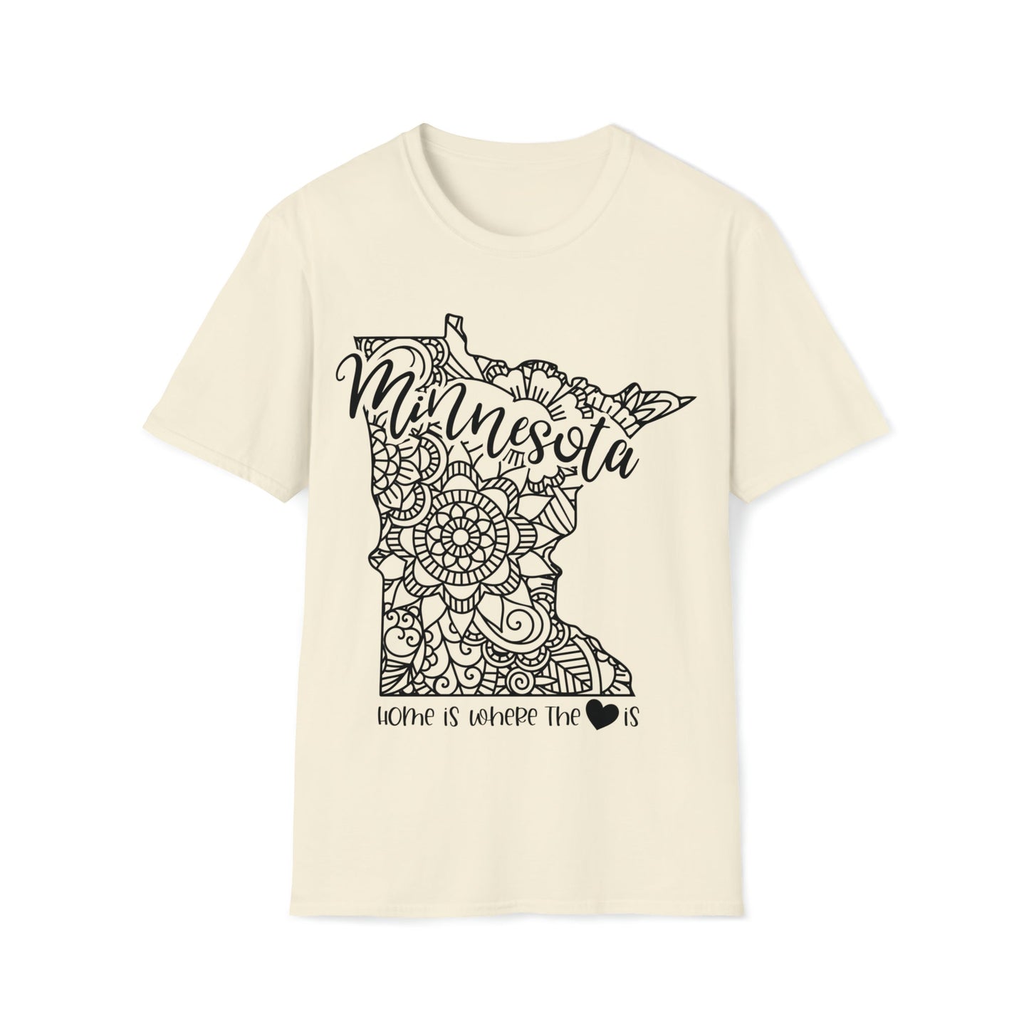 Minnesota is Where the Heart is T-Shirt - HMDesignStudioUS
