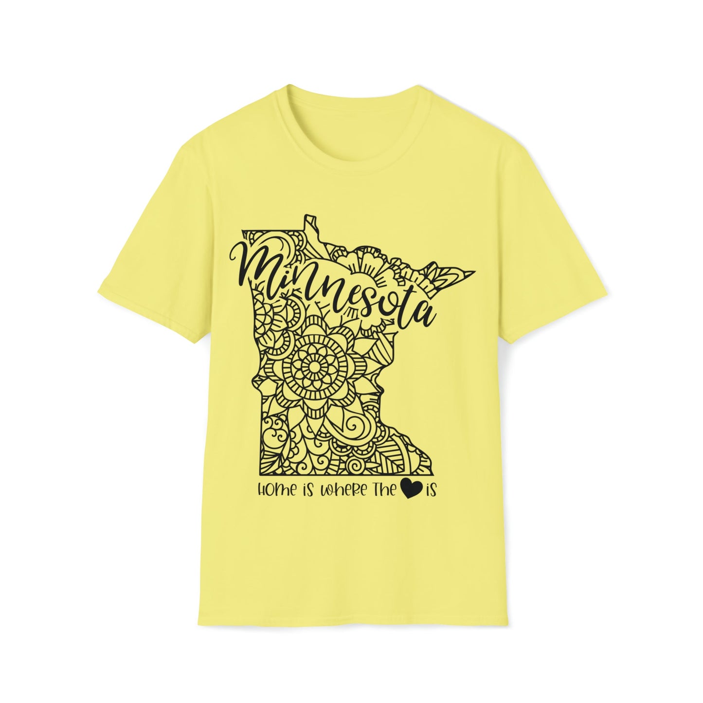 Minnesota is Where the Heart is T-Shirt - HMDesignStudioUS