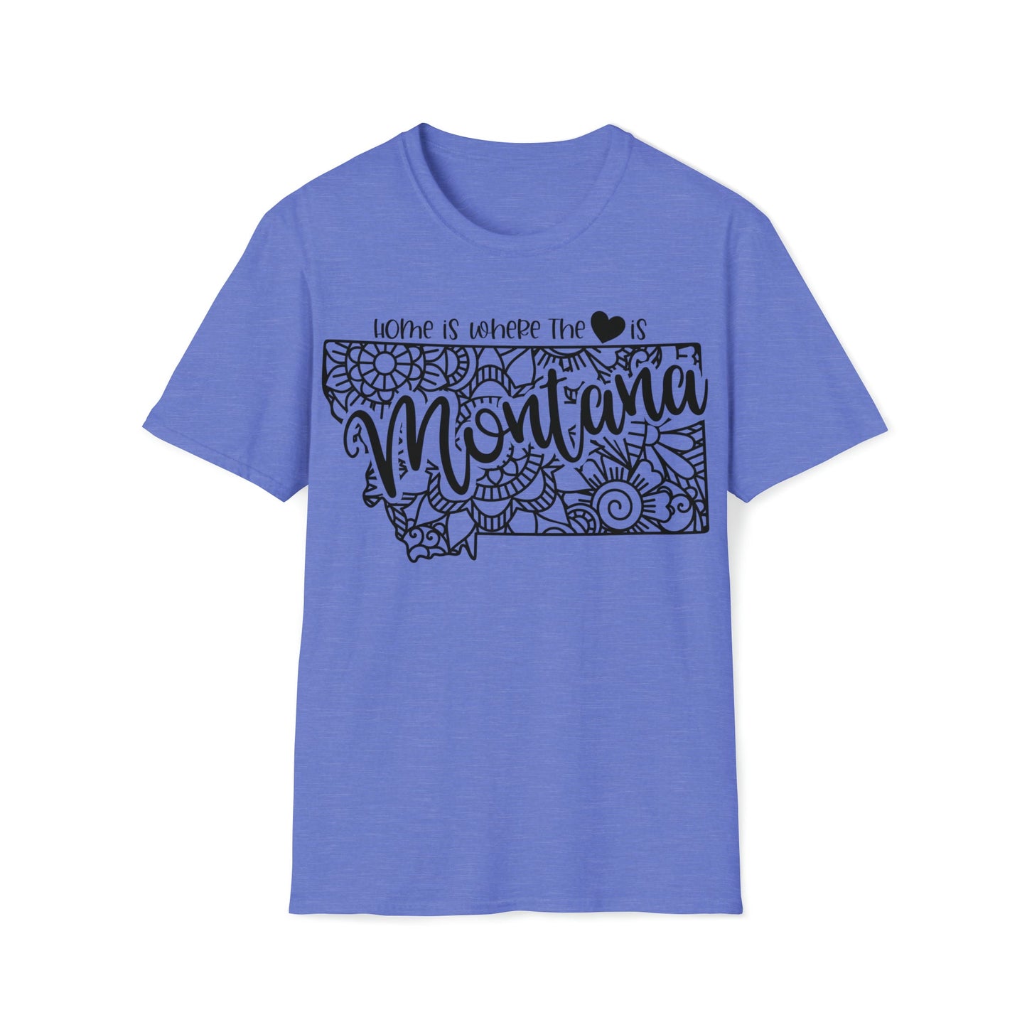 Montana is Where the Heart is T-Shirt - HMDesignStudioUS
