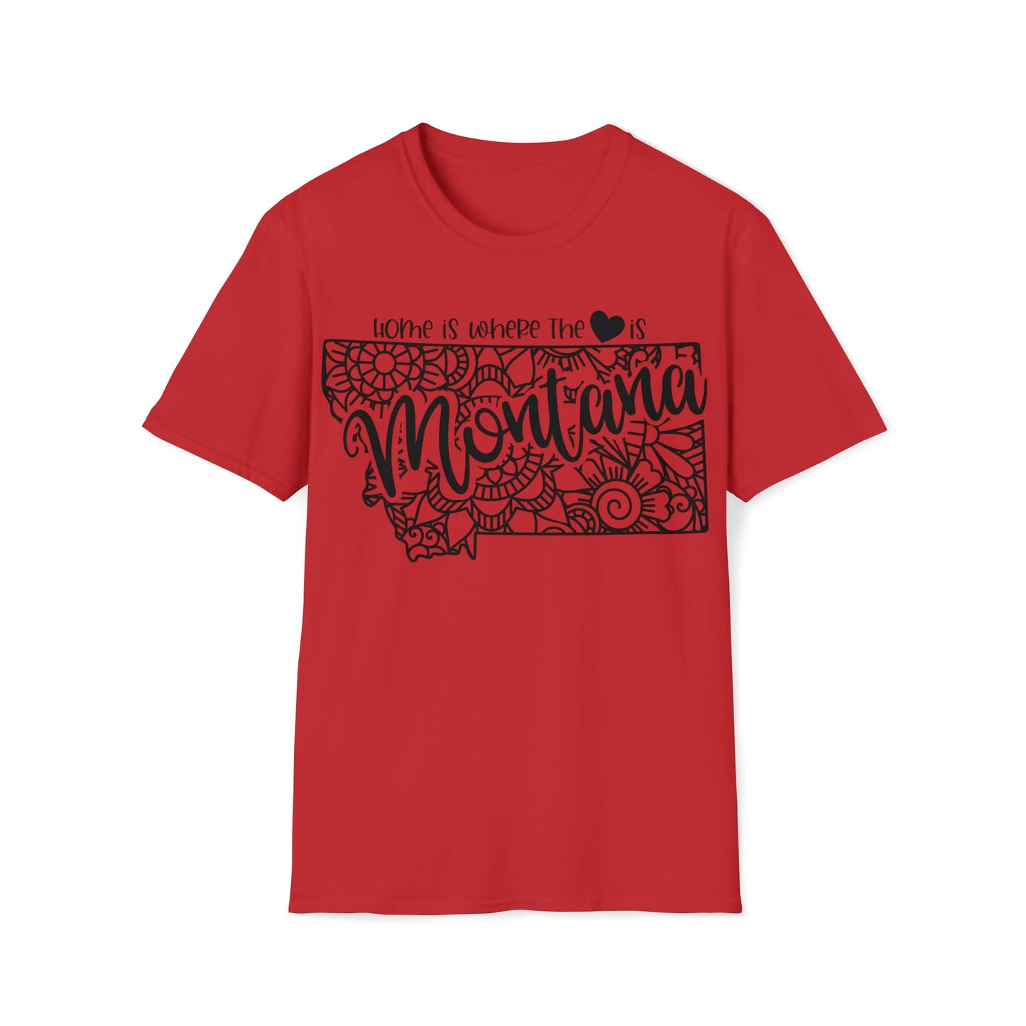 Montana is Where the Heart is T-Shirt - HMDesignStudioUS