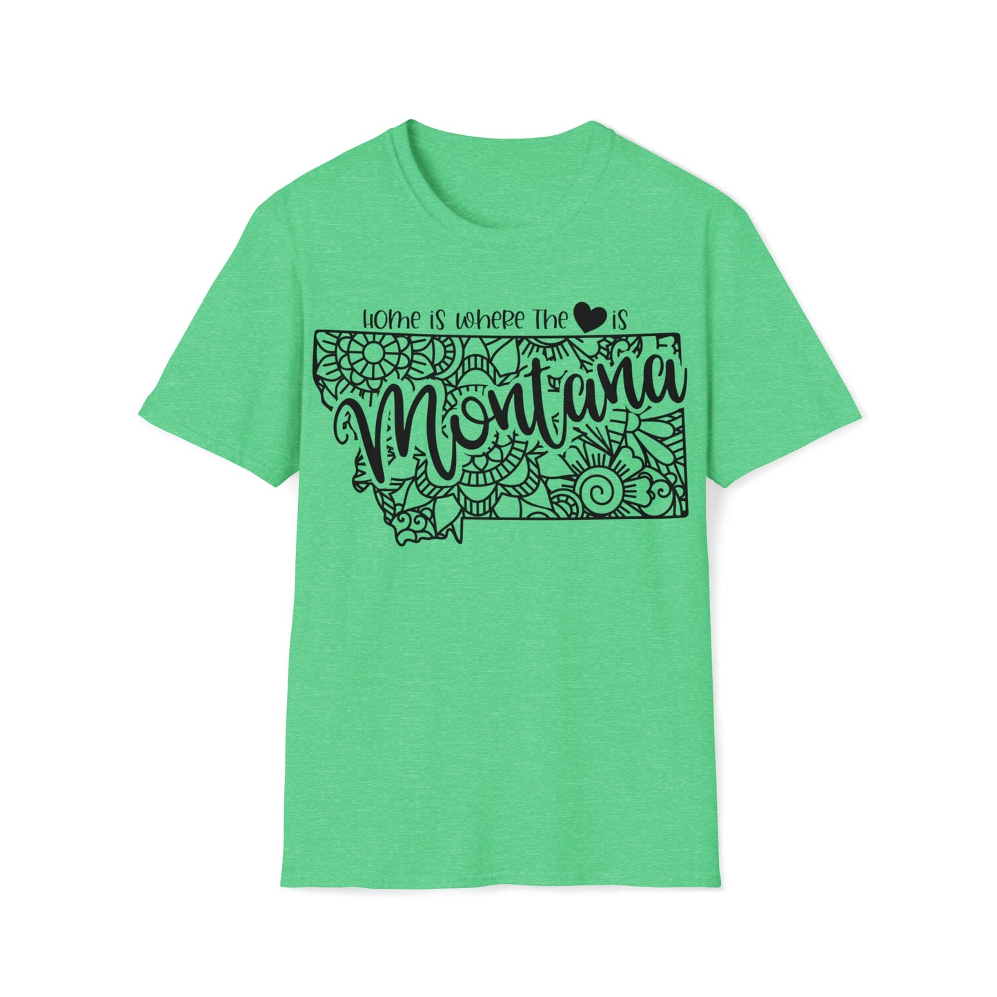 Montana is Where the Heart is T-Shirt - HMDesignStudioUS