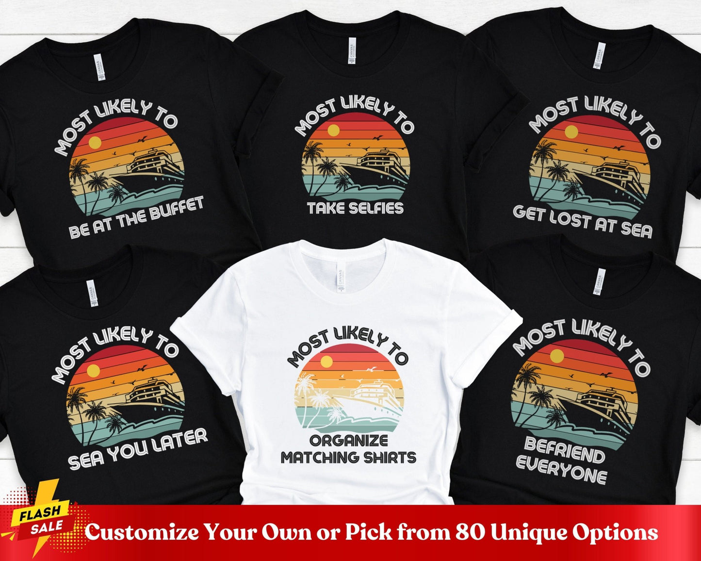 Most Likely To Funny Cruise Shirts | Personalized Family Cruise Tees - HMDesignStudioUS