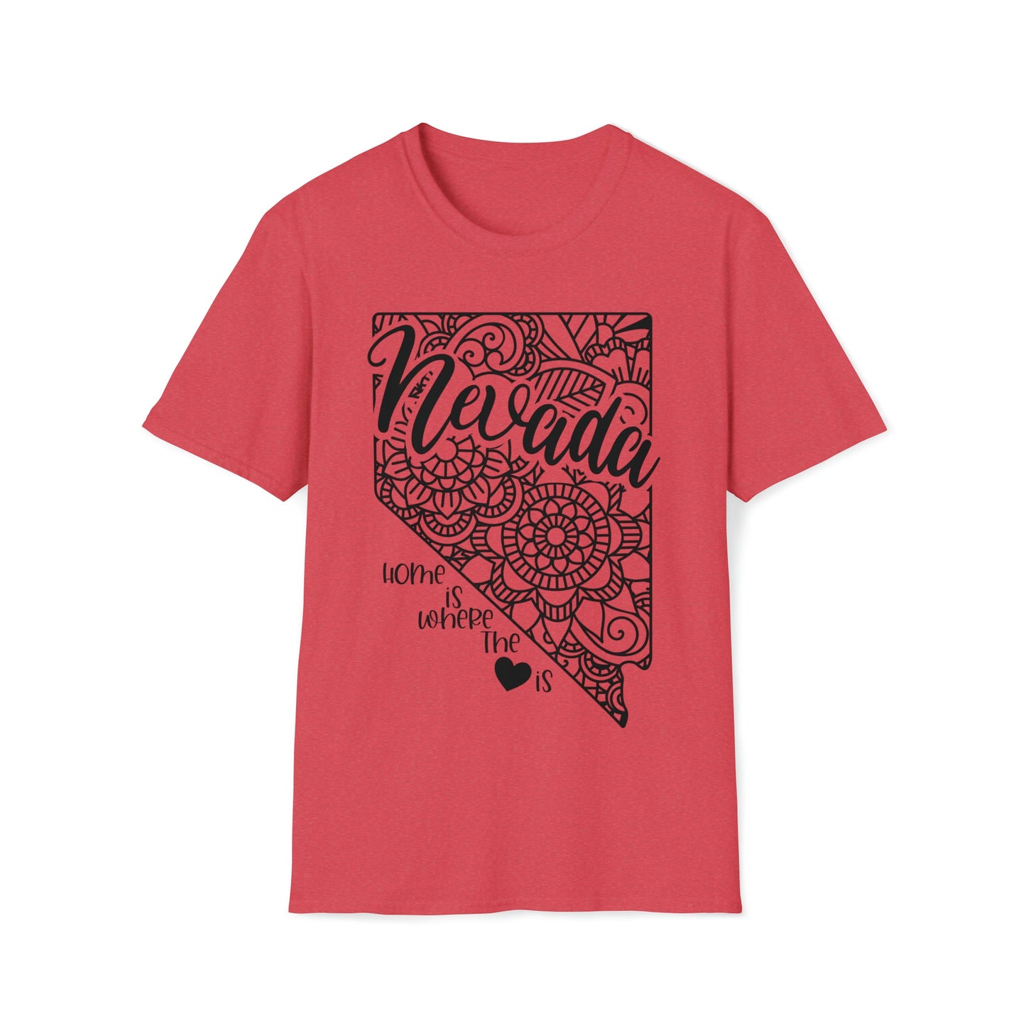Nevada is Where the Heart is T-Shirt - HMDesignStudioUS