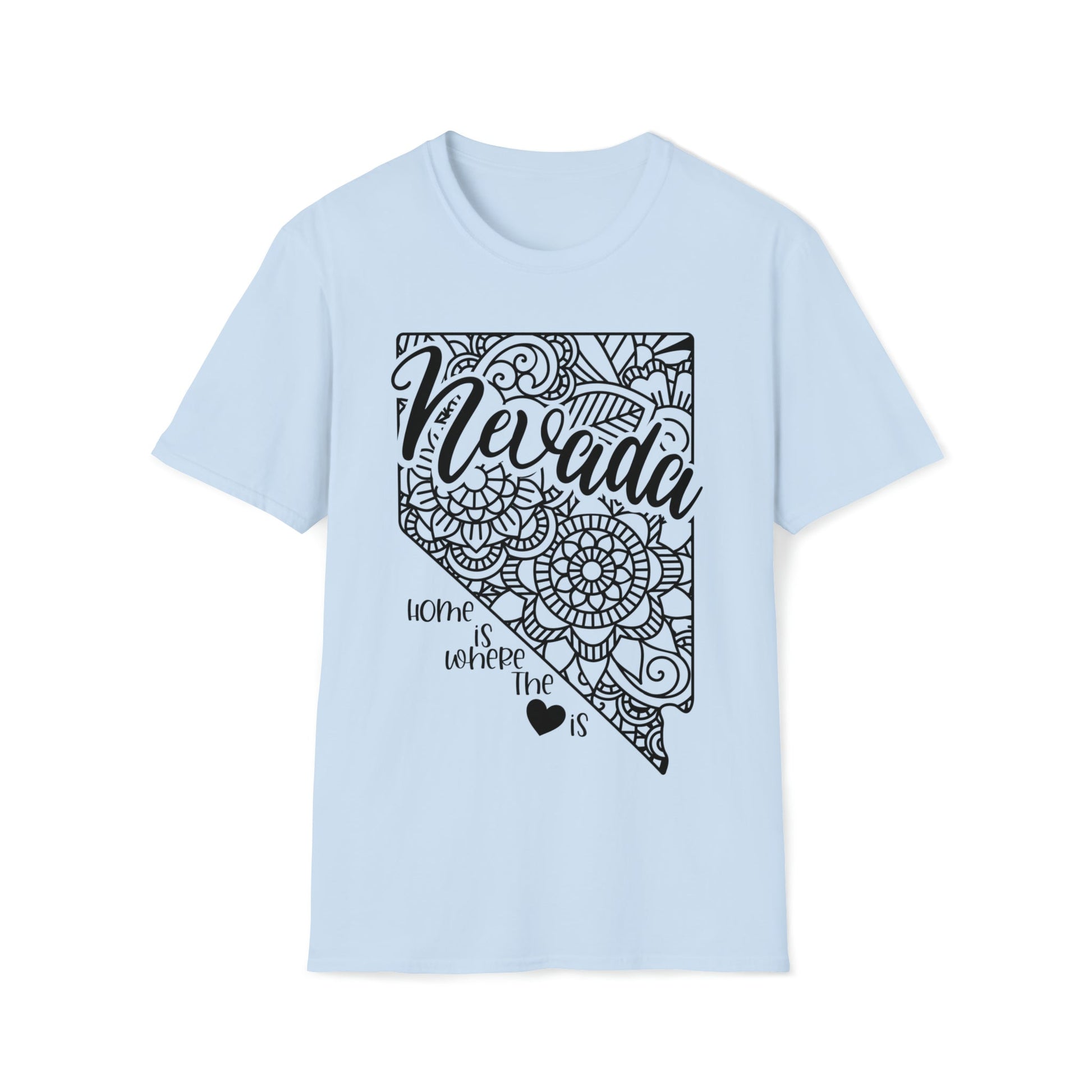 Nevada is Where the Heart is T-Shirt - HMDesignStudioUS