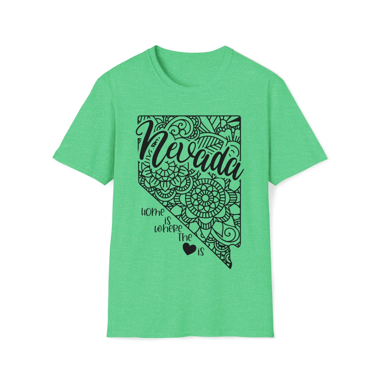 Nevada is Where the Heart is T-Shirt - HMDesignStudioUS