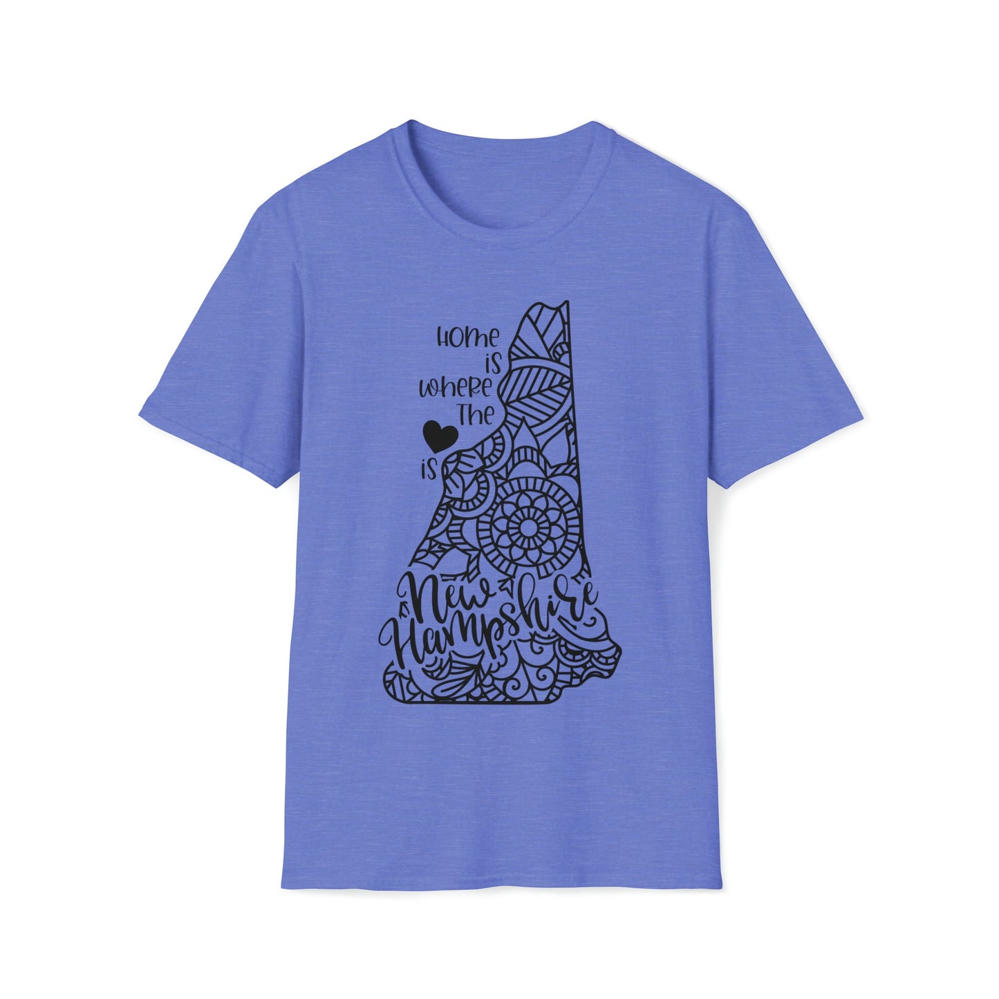 New Hampshire is Where the Heart is T-Shirt - HMDesignStudioUS