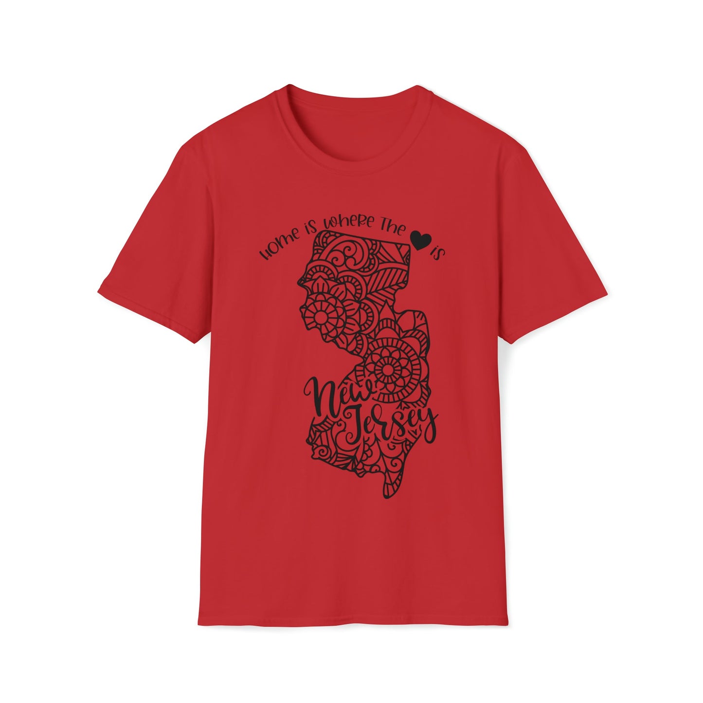 New Jersey is Where the Heart is T-Shirt - HMDesignStudioUS