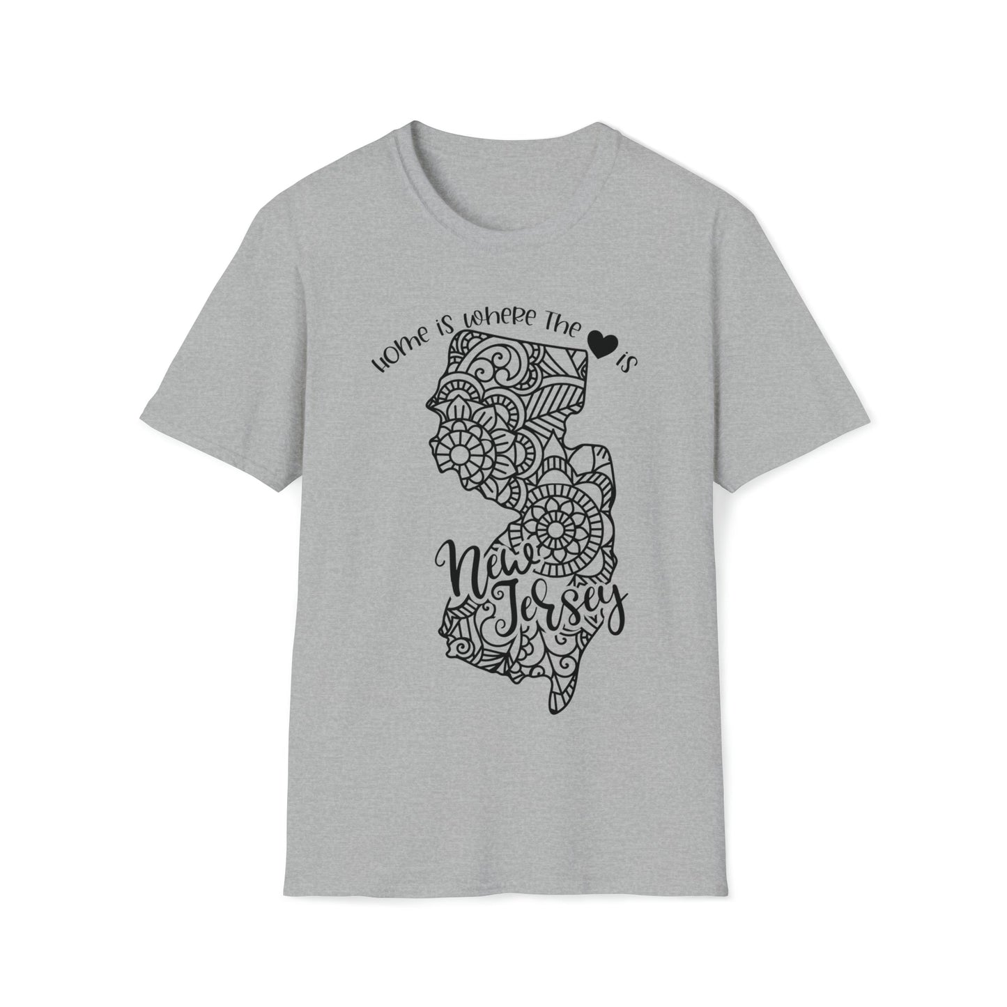 New Jersey is Where the Heart is T-Shirt - HMDesignStudioUS