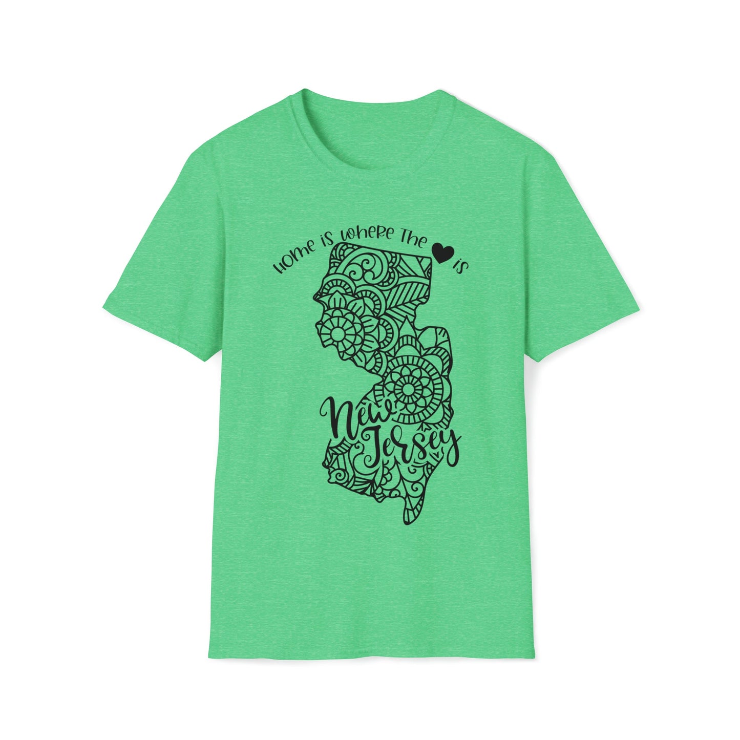 New Jersey is Where the Heart is T-Shirt - HMDesignStudioUS
