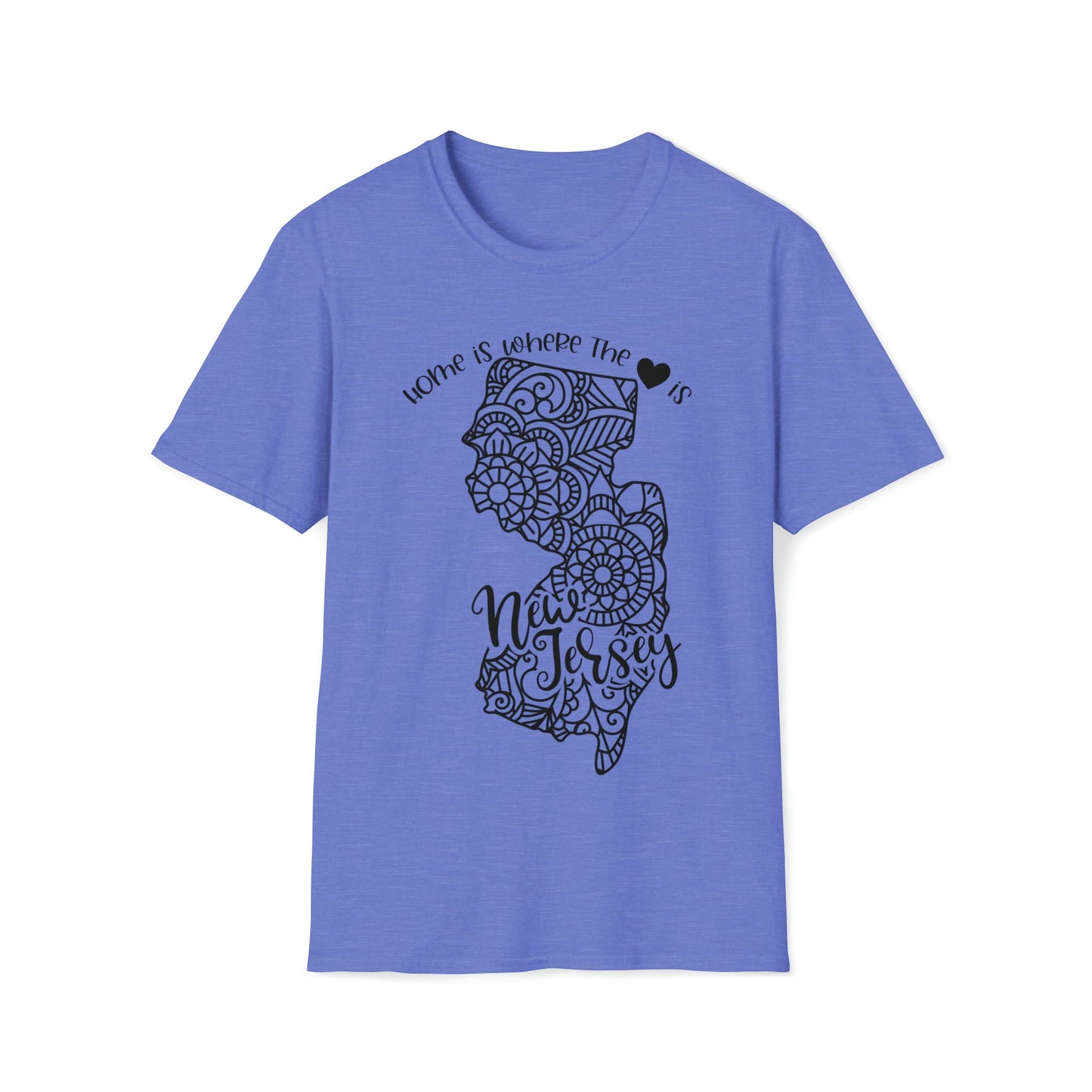 New Jersey is Where the Heart is T-Shirt - HMDesignStudioUS
